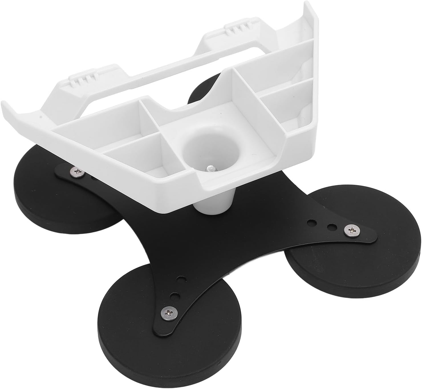 Mini Roof Mount, Mini Mounting Kit, Magnetic Mount Bracket with Pipe Adapter and Screw Nut for RV Car Roof, Stainless Steel for Internet Satellite image number 3