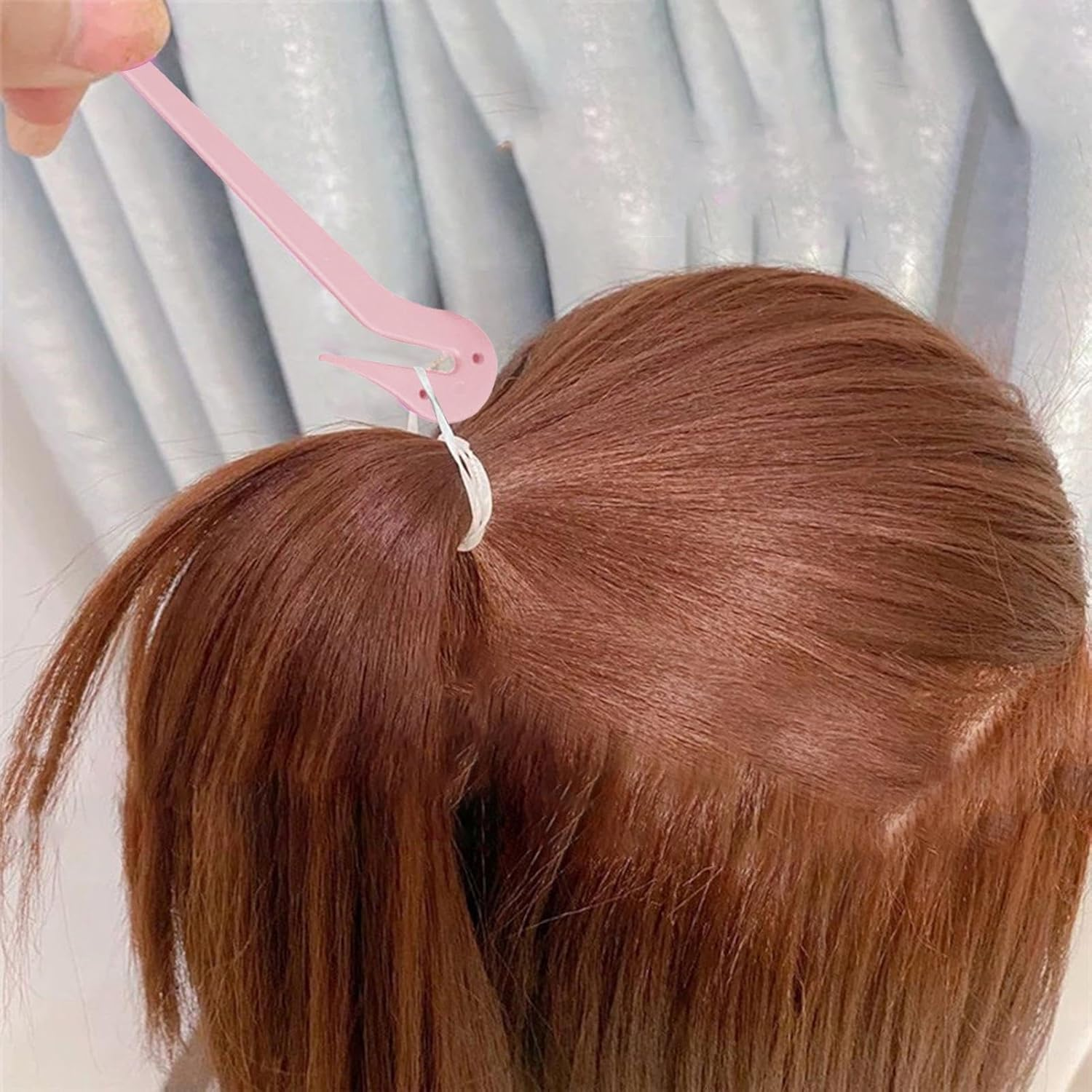 Hair Elastic Tie Cutter - Elastic Cutter for Hair Ties | Portable Elastic Hair Ties Cutter Tool, Elastic Tie Cutter for Kids Girls Hair Bands - Yellow image number 2