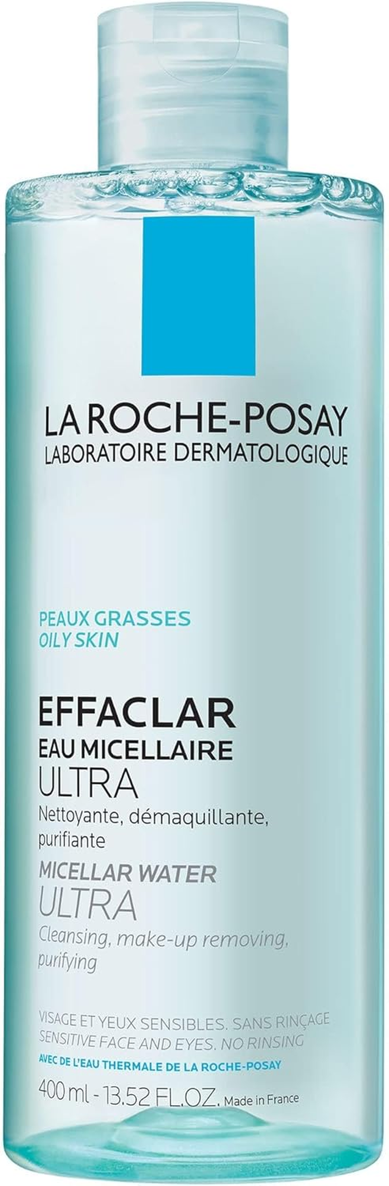 La Roche-Posay Effaclar Micellar Water Ultra Oily Skin 400Ml image number 2