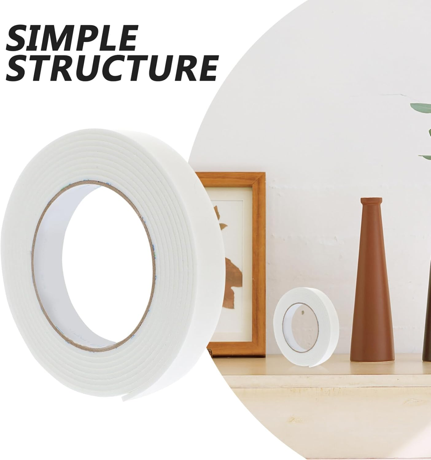 Healvian 10 Rolls Wood Edging Strips Edges Banding Strips Flexible Tape Trim for Furniture Restoration(3 Meters) image number 4