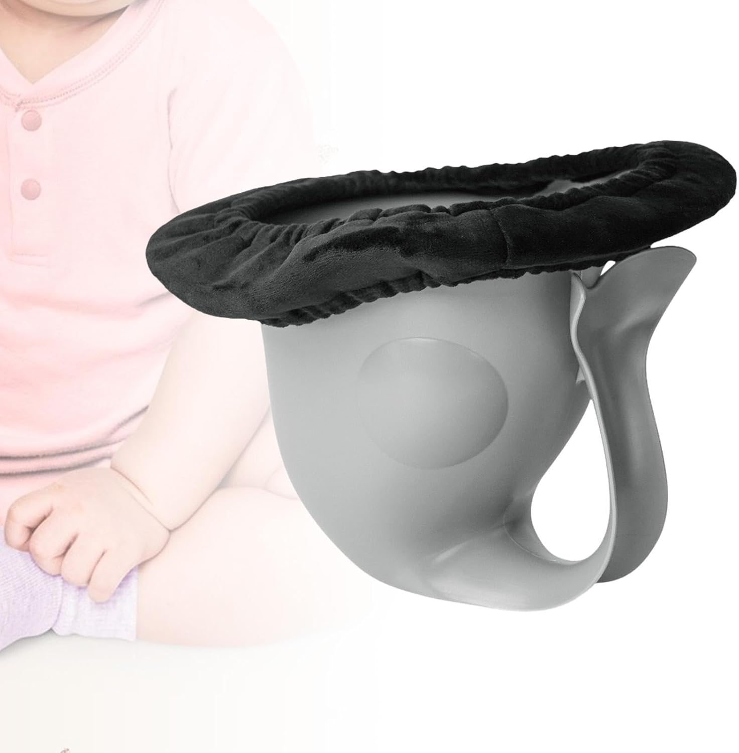 Potty for Newborns Travel Toilet Multi-Use Emergency Urinal Travel Urinal for Park -Picnic Car Hiking, Gray image number 6