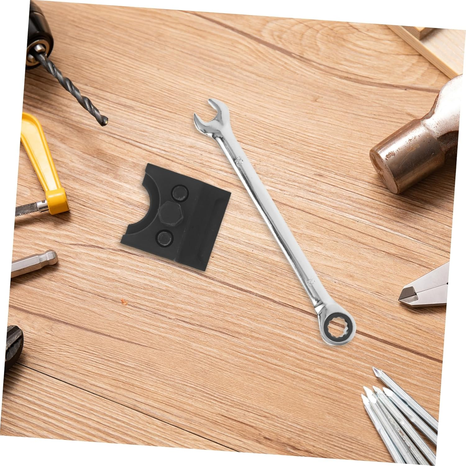 LOORGVEL Ball Joint Separator and Shock Absorber Spreader Tool with Wrench, Black Automotive Specialty Garage Tool for Suspension and Steering, Professional Vehicle Balljoint Removal Equipment image number 2