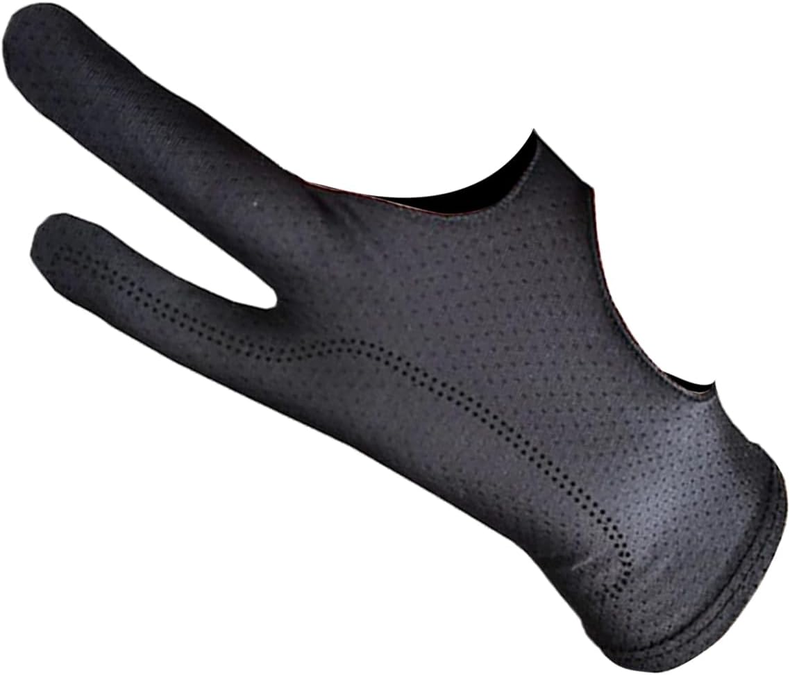 Meindin Digital Drawing Glove,Two-Finger Art Glove for Drawing Tablet - Breathable Accessories Reduces Friction for Crafting Painting Beginners Professionals