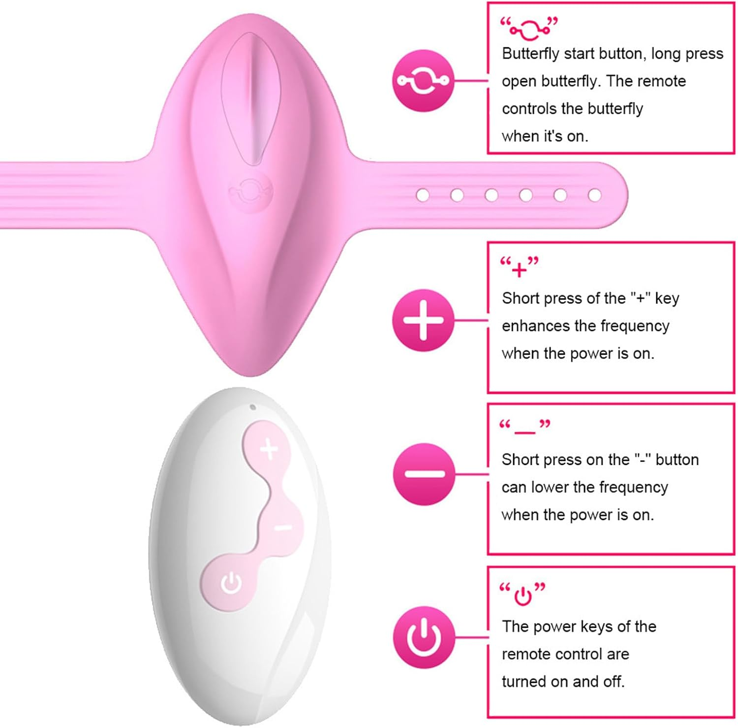 Butterfly Vibrators Sex Toys Massager for Women - 10 Vibration Modes Adult Toys Sex Machine Remote Control Prostate, Wearable Clit Suckers Thrusting Bullet Panty Vibrator Clitorious Stimulator for Couple