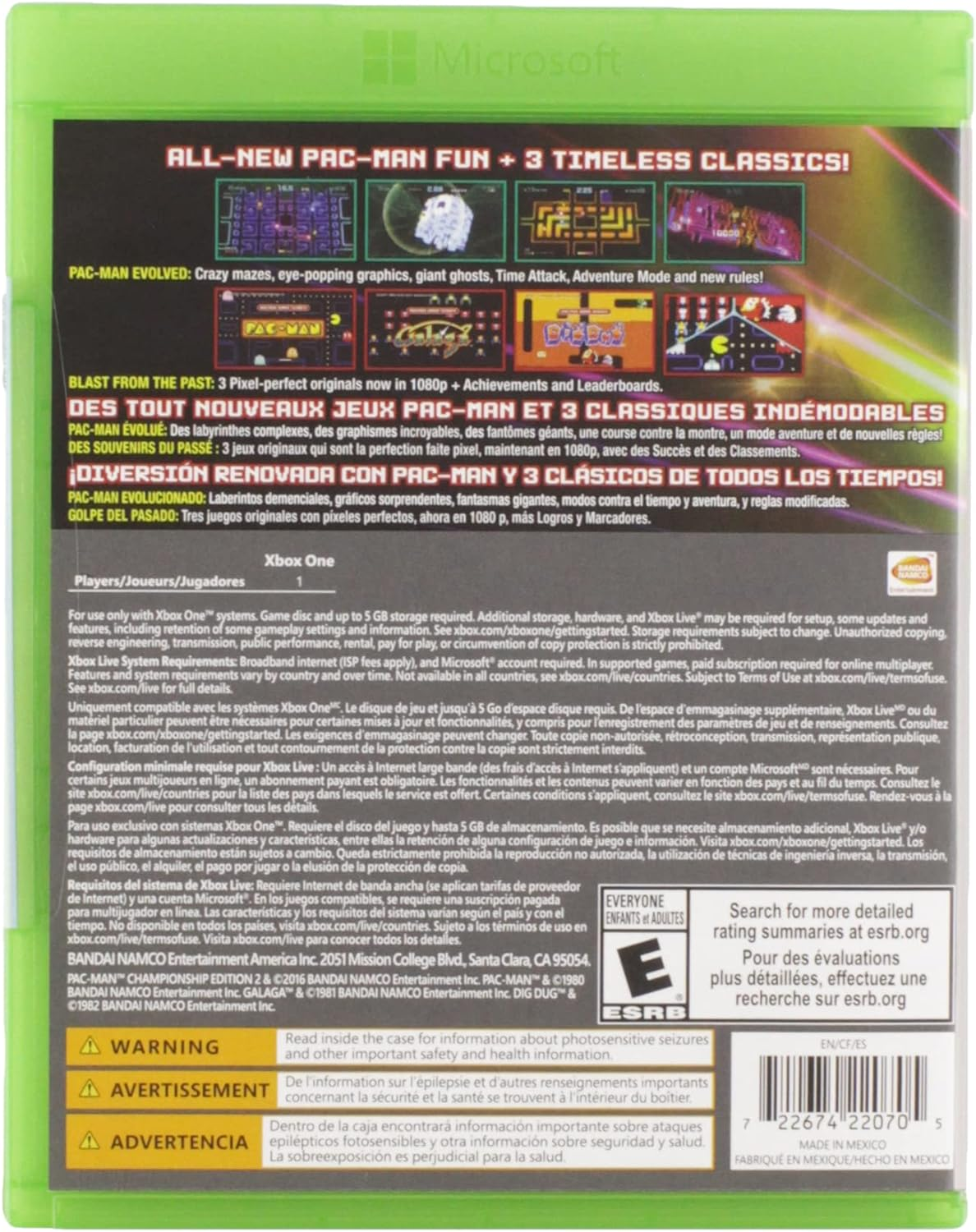Bandai Namco Pac-Man Championship Edition 2 Xbox One Game image number 2
