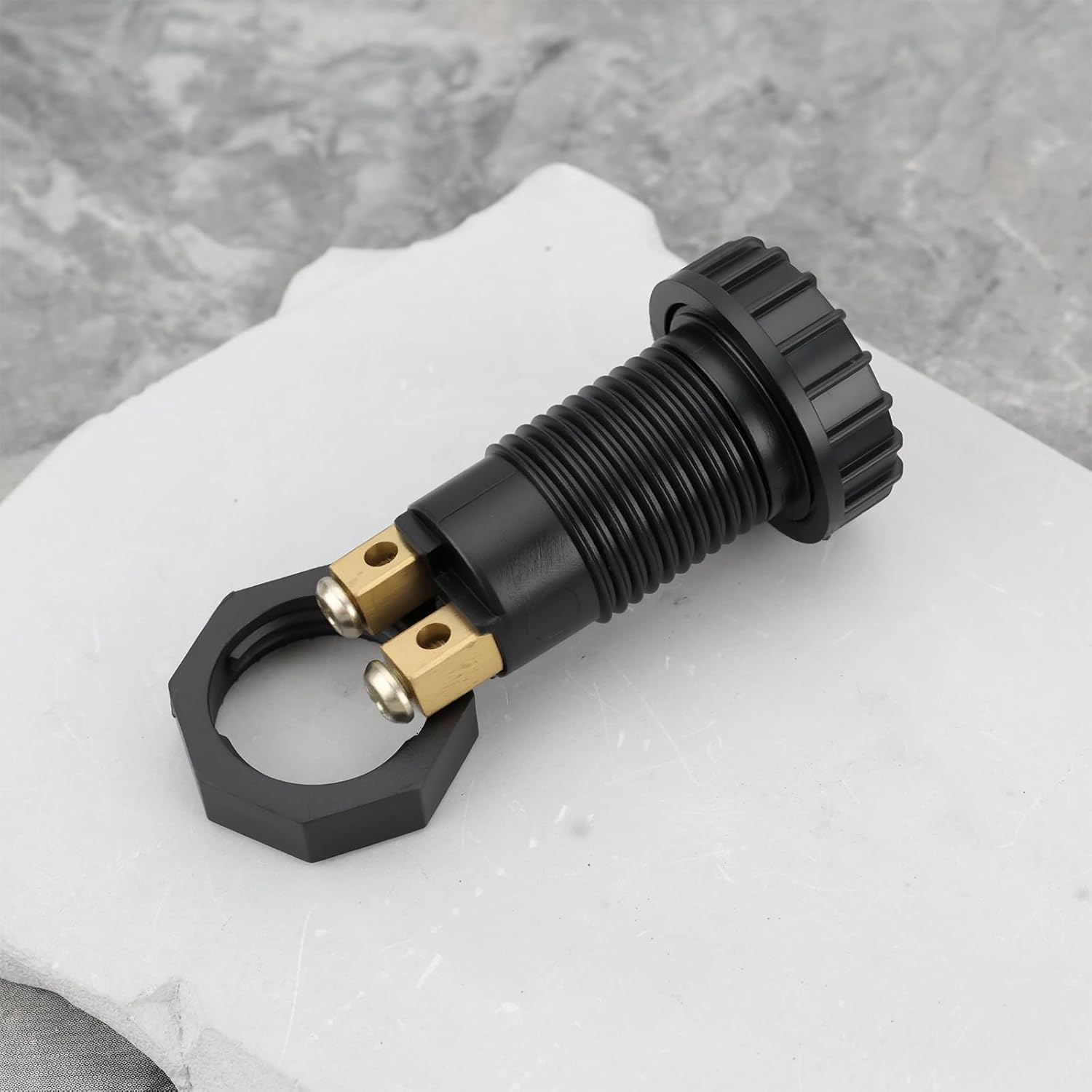 Ecsing 12V Dash Charging Warning Light Lamp 17Mm Mounting Hole 20179 Compatible with Massey Ferguson TE20 TEA20 TED20 Tractor image number 2