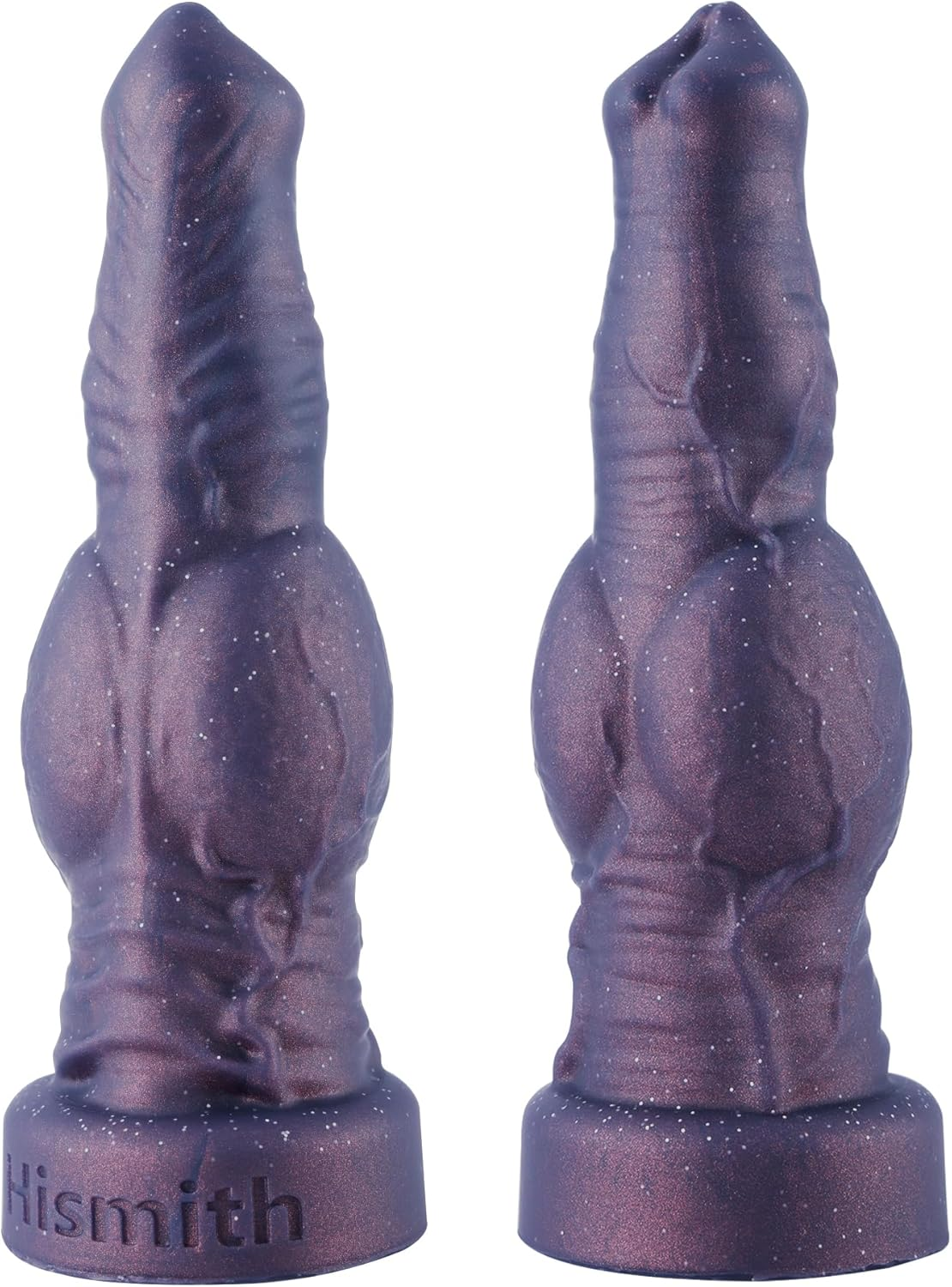Hismith 7.25" Silicone Dog Dildo, 6.3" Insertable Realistic Penis with Kliclok System, Hands-Free Play Soft Sex Toy - Beginner Series image number 1