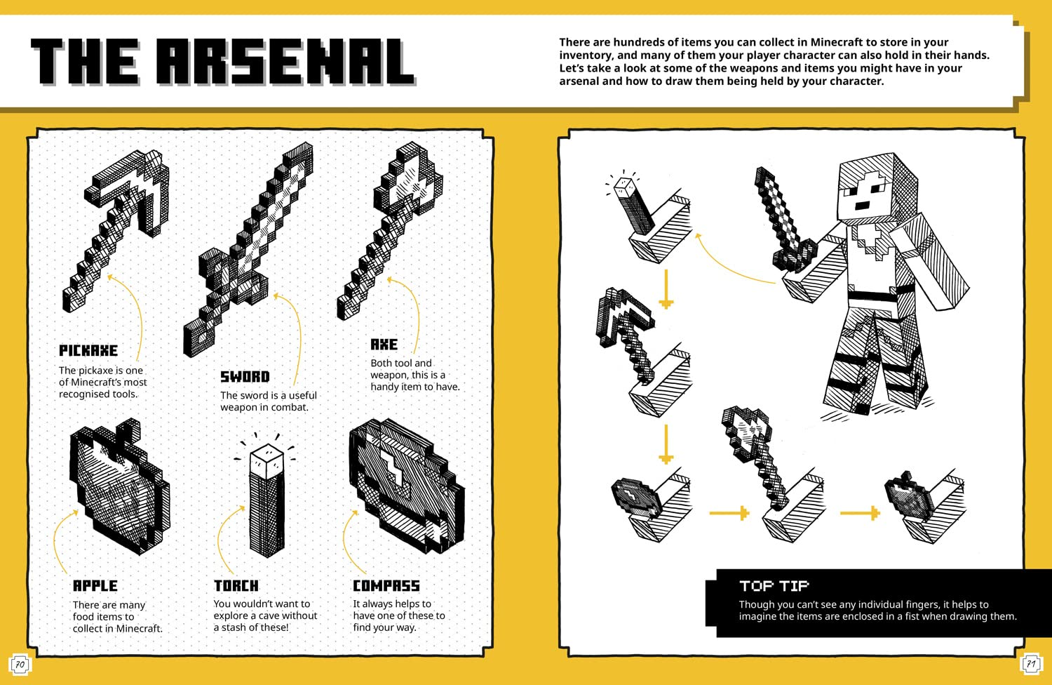 Minecraft How to Draw: an Official Minecraft Drawing Book, Fully Illustrated with Spaces to Draw on the Page &ndash; Perfect for Arty Kids and Gamers! image number 1