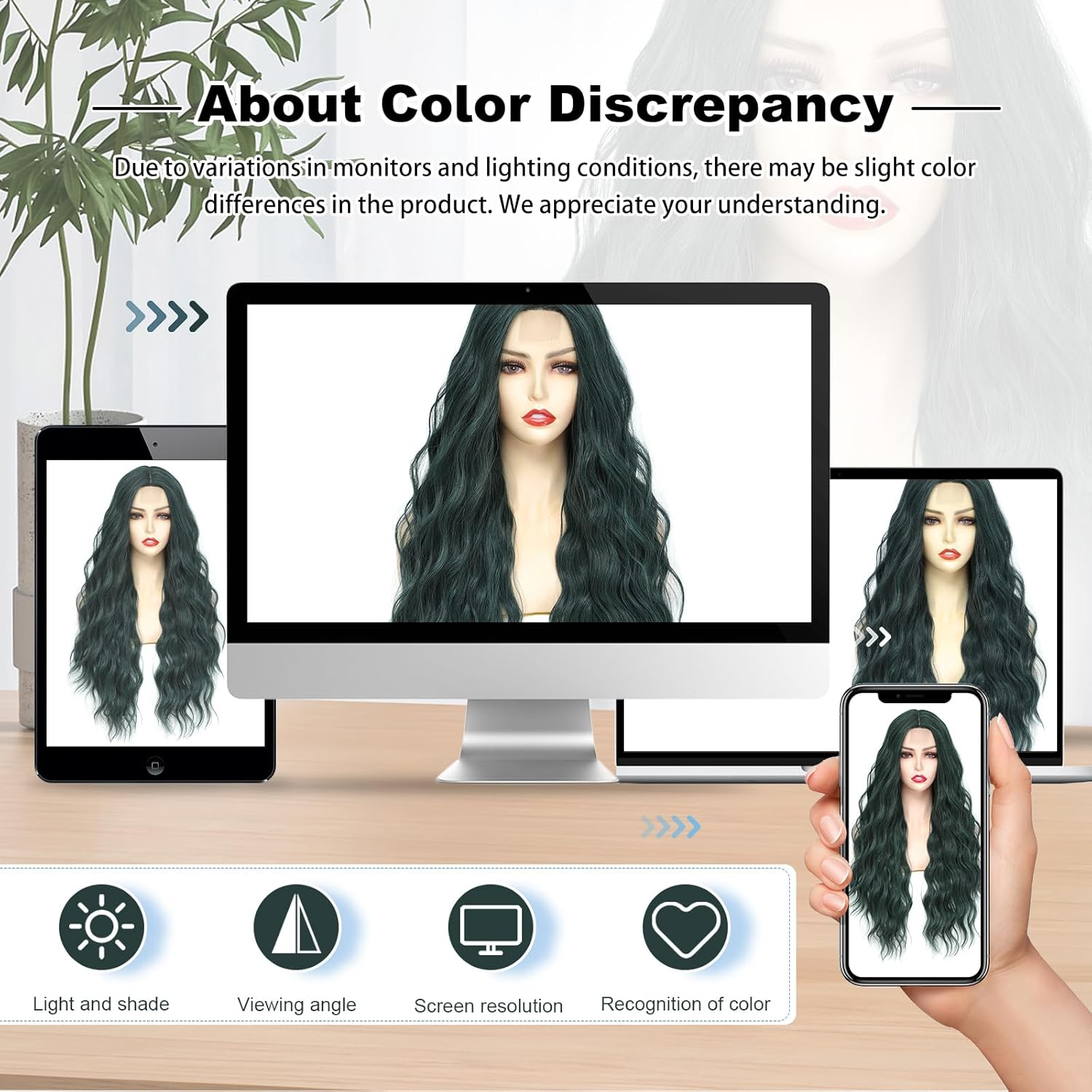 BUPPLER Cosplay Long Cyan Wig 28 Inch Middle Part Synthetic Wig Realistic Gifts Party Wigs for Women Daily Use Colourful Wigs (Cyan)