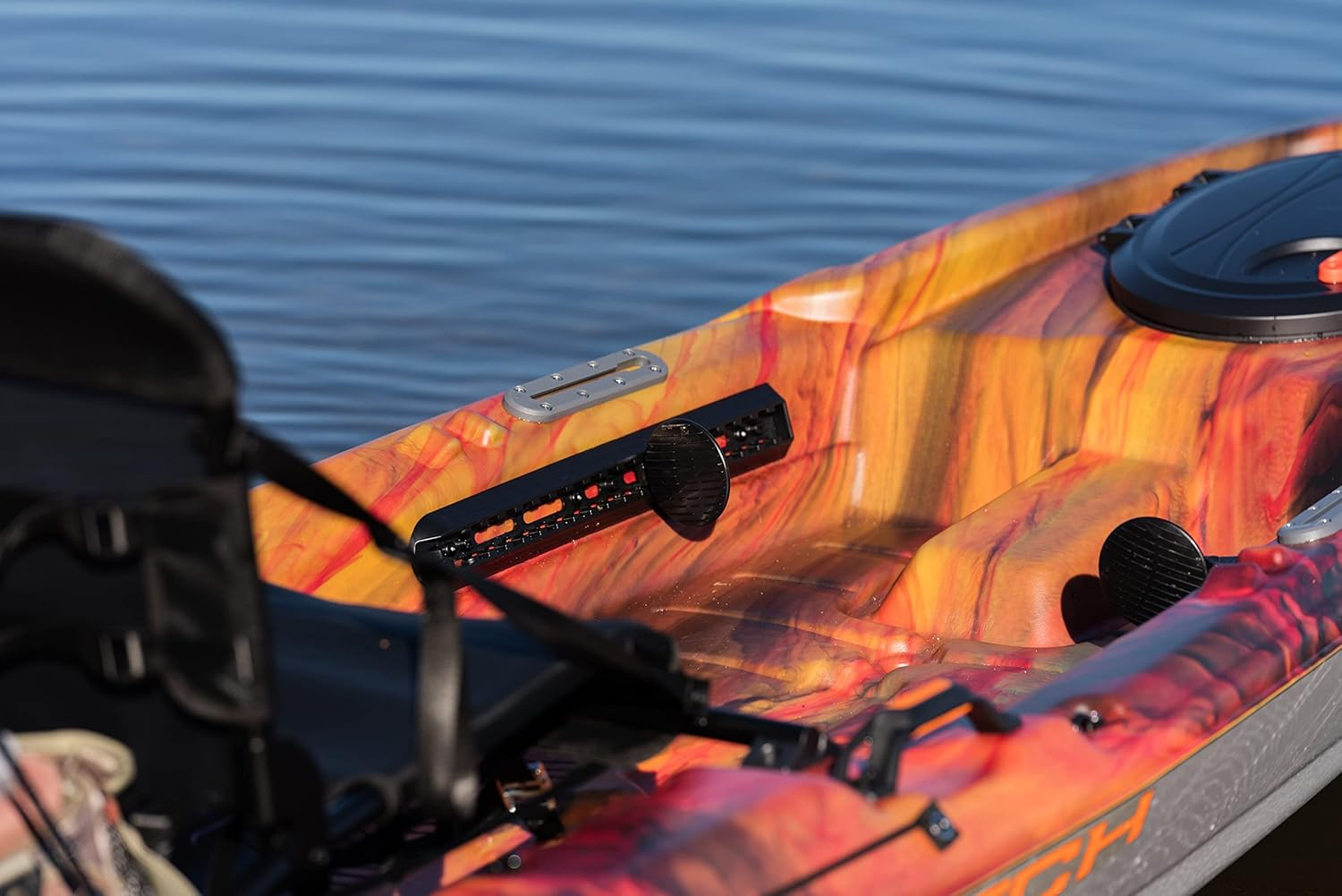 Pelican Adjustable Kayak Foot Brace/Pegs with Trigger Lock - Set of 2 - Black image number 1