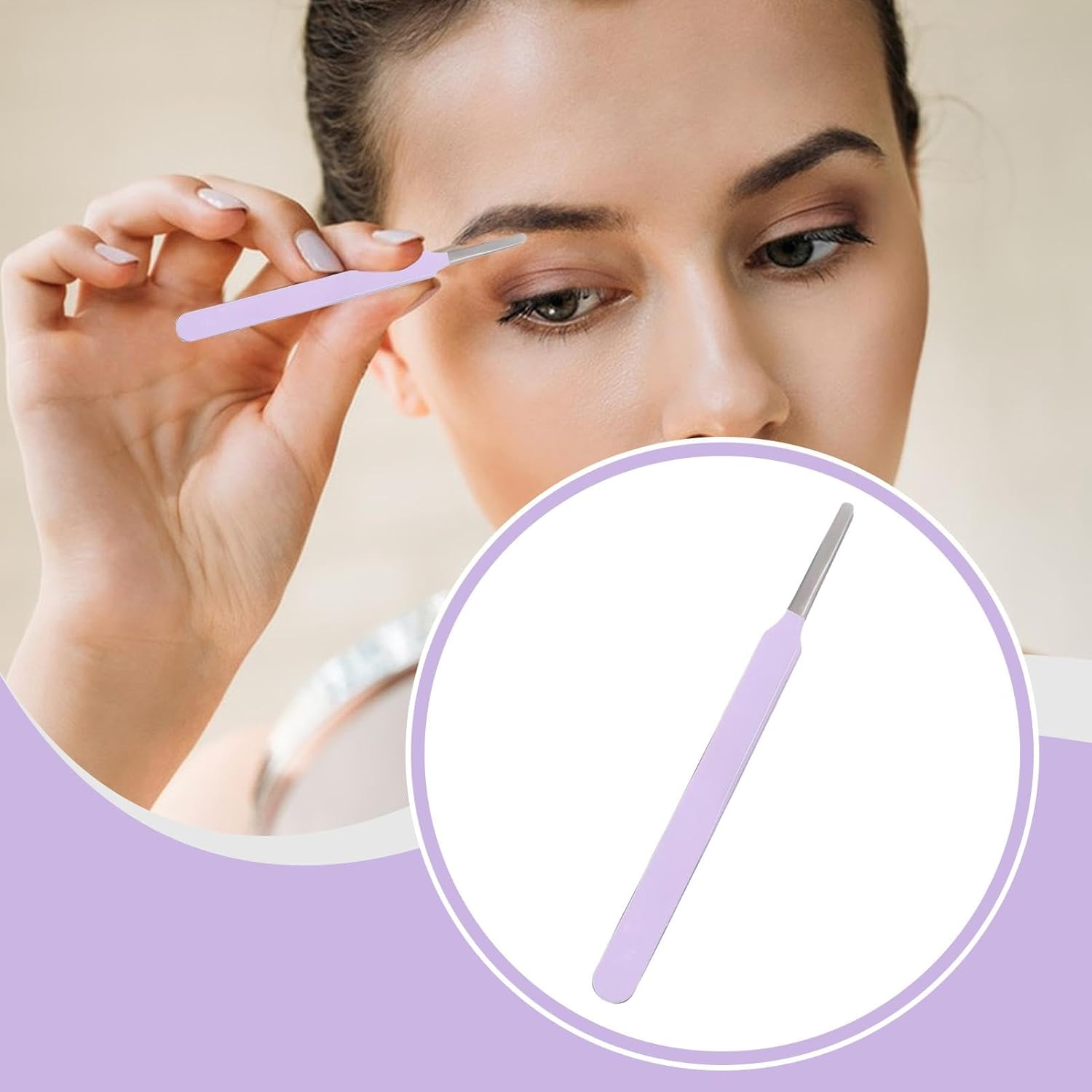 Lash Tweezers for Eyelash Extensions,Precision Eyelash Curlers Stainless Steel Lash Applicator | Professional Beauty Tools Cluster Remover Clip for Soldering