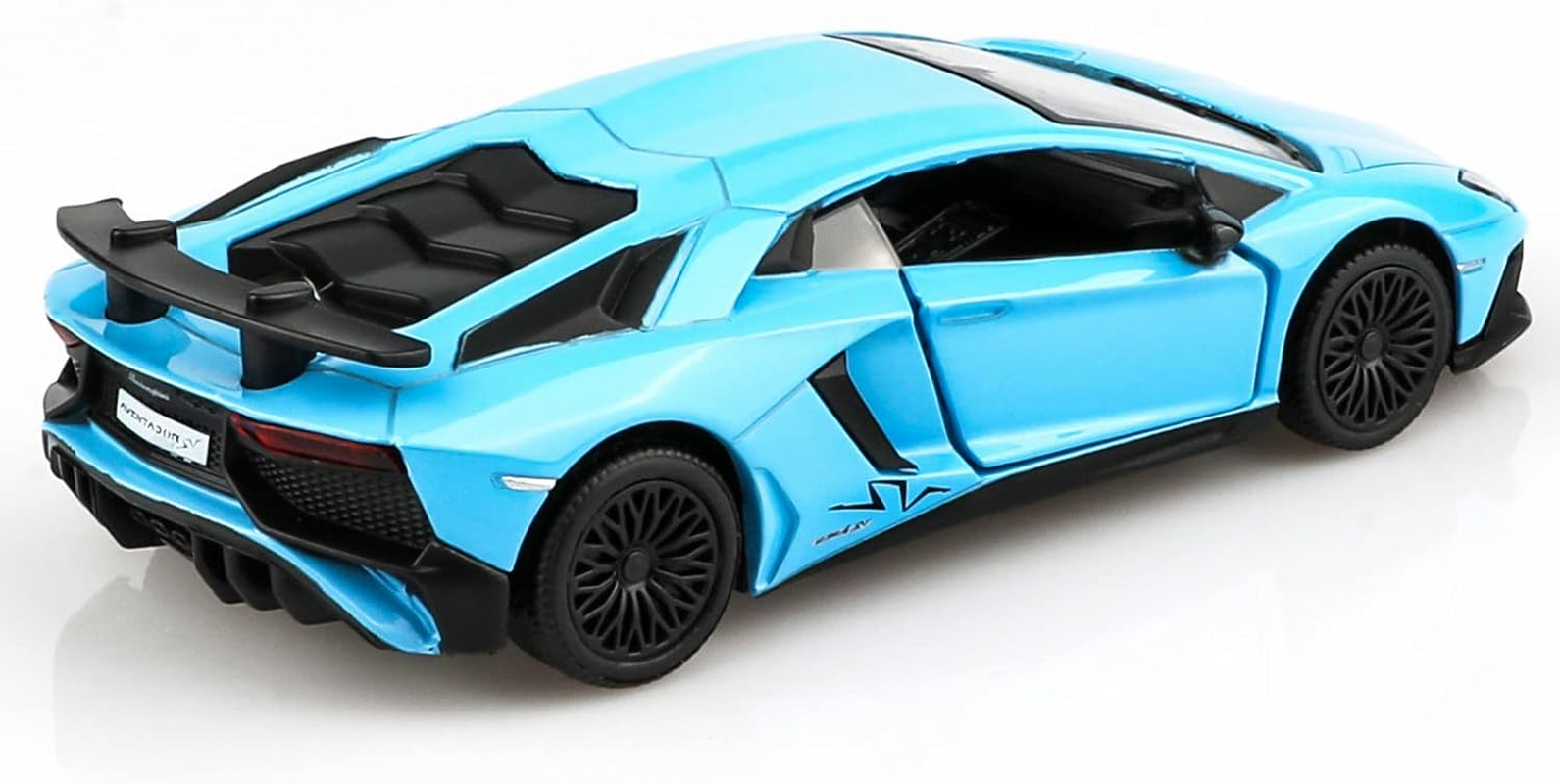 TOKAXI 1/36 Scale LP750-4 SV Diecast Car Models,Pull Back Vehicles Toy Cars,Cars Gifts for Boys Girls - Blue image number 4