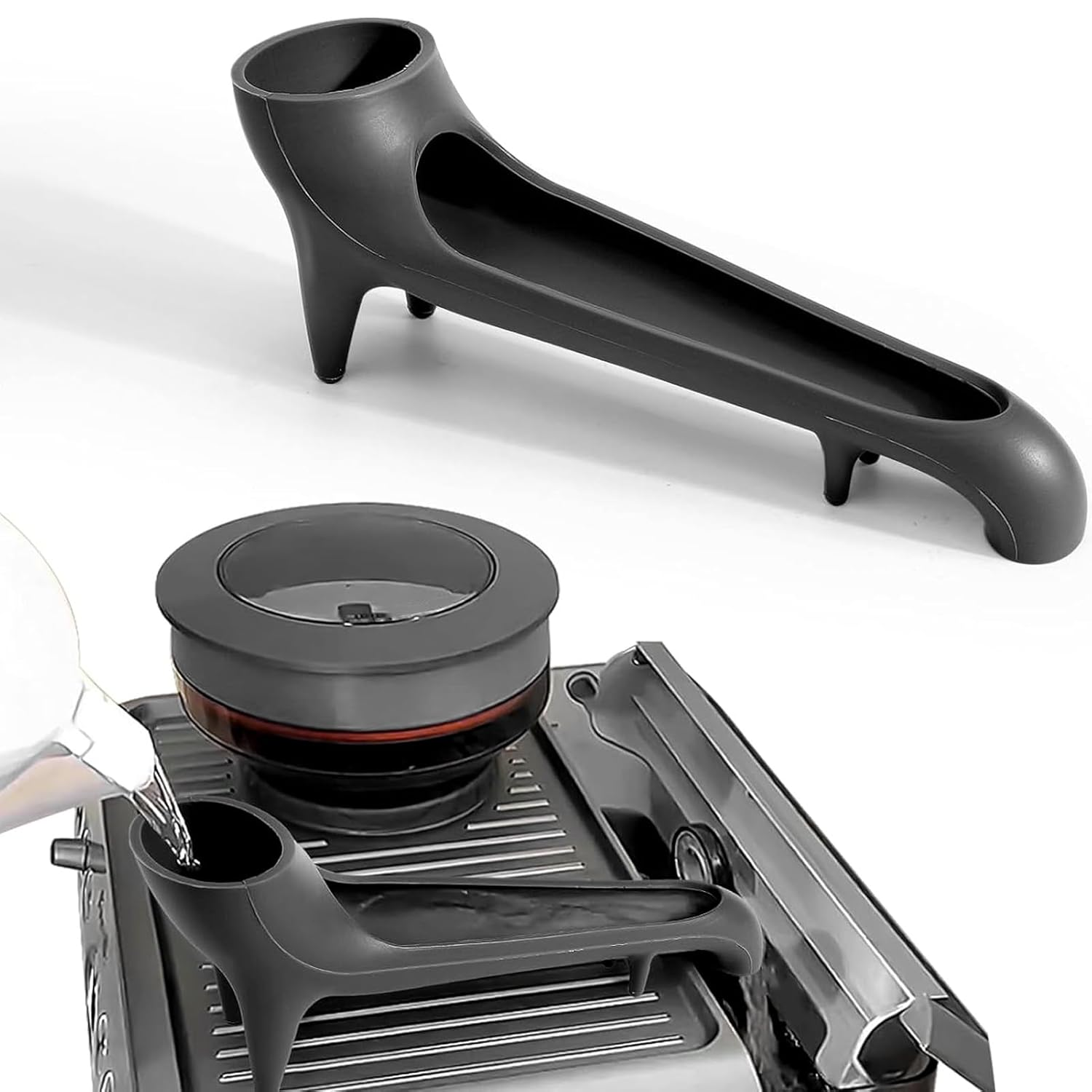 Coffee Maker Water Spout Espresso Machine Water Tank Funnel Food Grade Silicone Quick Access Funnel for Coffee Machines Accessories Australia image number 5