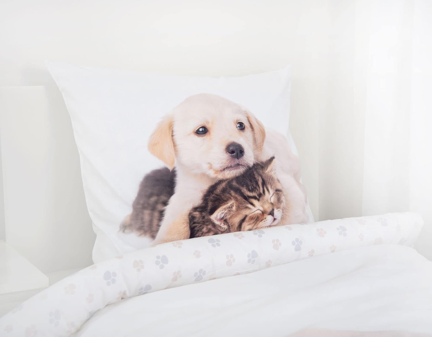 Klaus Herding Gmbh Bed Linen Set Dog and Cat 2 Pieces 135 X 200 Cm image number 5