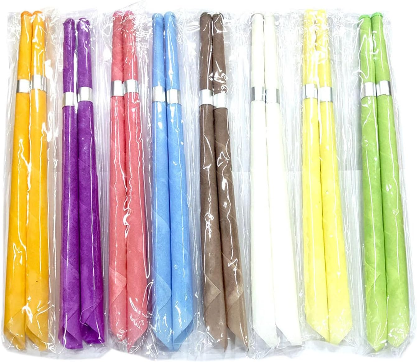 10-Pcs Organic Ear Candles with Lavender Infusion，Gentle Ear Cleaner for Sensitive Skin，Safe Ear Wax Removal with Eco-Friendly Tools (Yellow, 12Pcs) image number 1