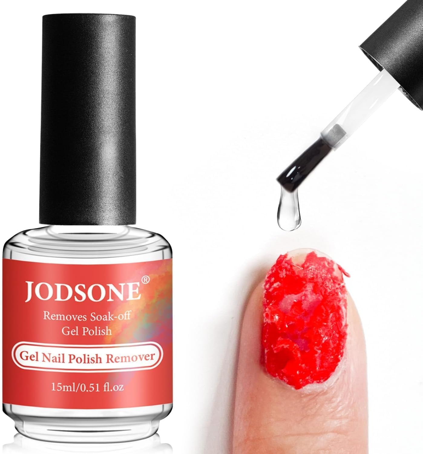 JODSONE 15ML Gel Nail Remover No Need Soaking or Wrapping Gel Remover for Nails 3-5 Minutes Easy and Quick image number 2