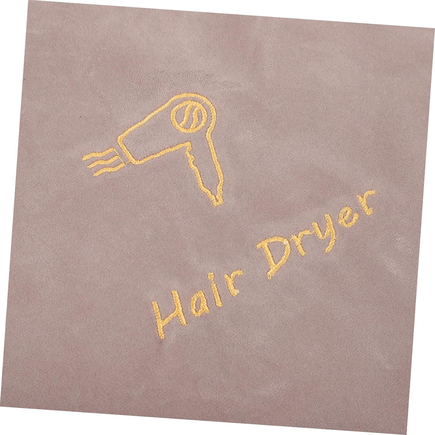 Portable Hair Dryer Drawstring Storage Bag Soft Fabric Pouch with Drawstring Closure for Travel Home Hotel Use Multipurpose Reusable Washable Organizer image number 1