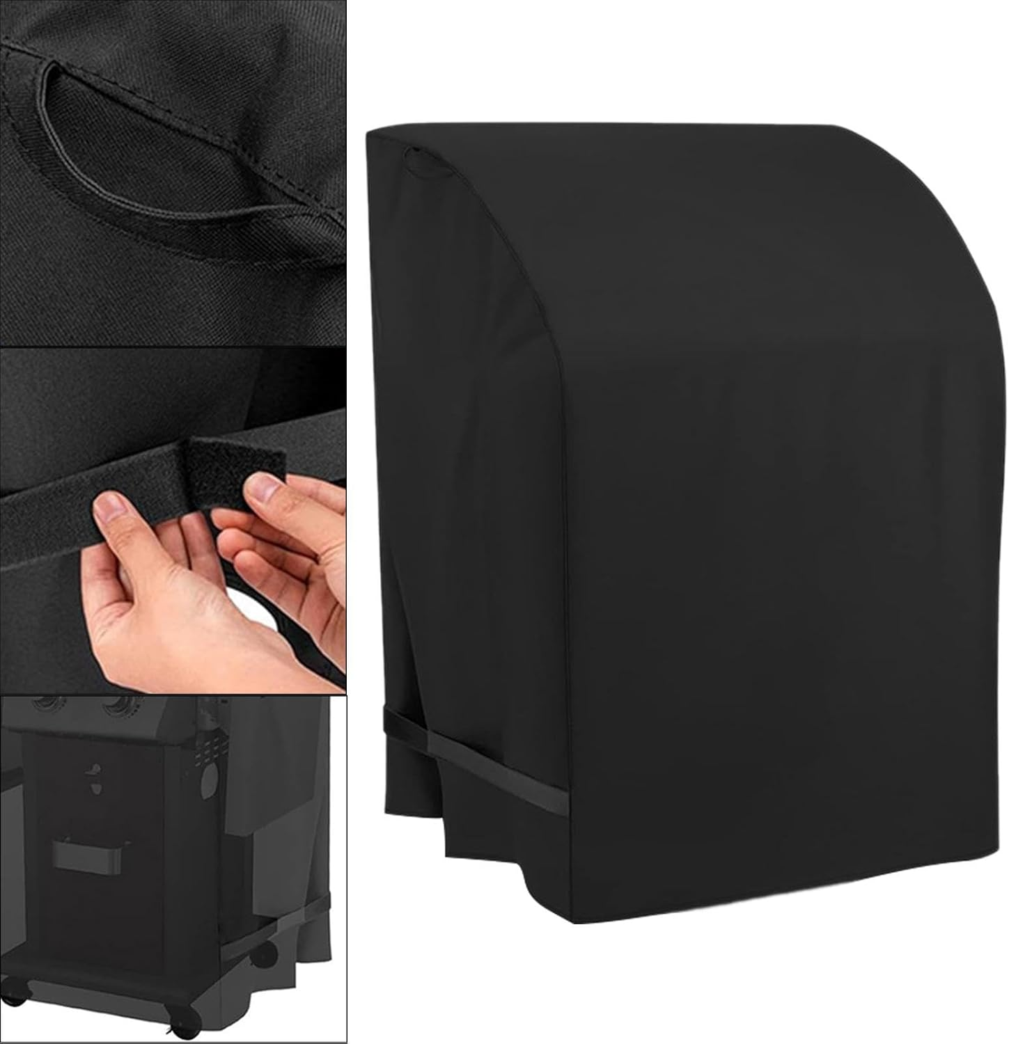 BBQ Grill Cover 2 Burner Grill Cover Outdoor,Wear Resistant, Protection Oxford Cloth Waterproof, 82X61X110Cm image number 3