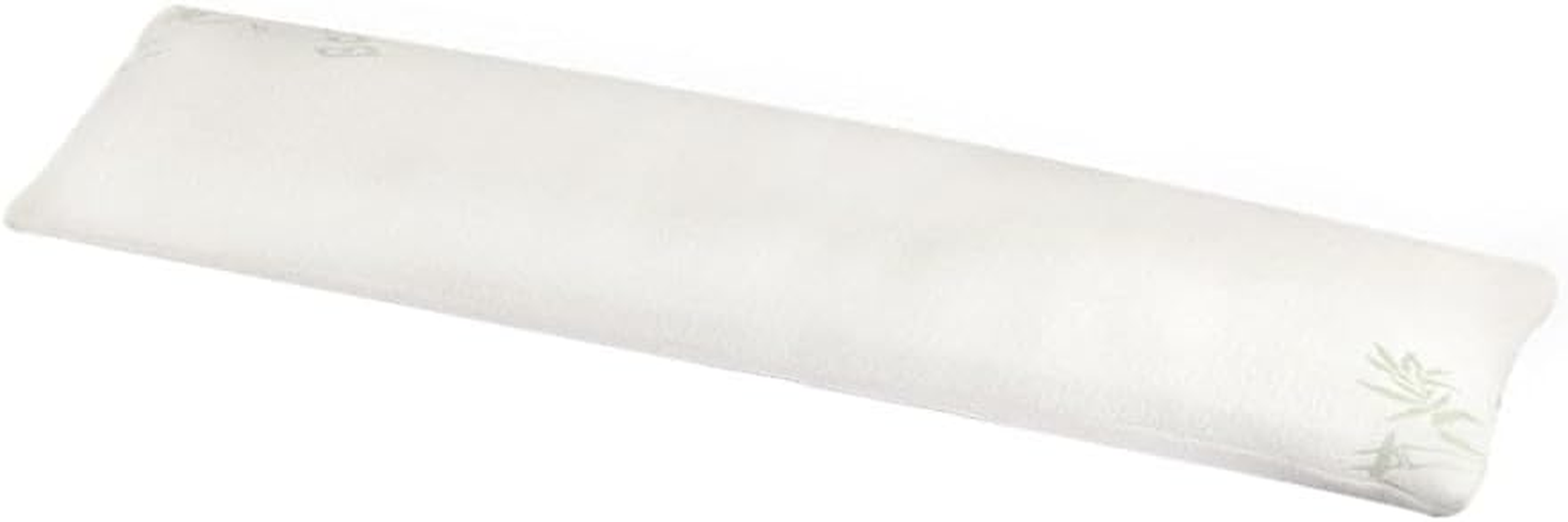 Dreamz Body Pillow Memory Foam Long Full Cushion Sleep Maternity Nursing Support Removable Bamboo Fiber Cover with Zipper Pillowcase Breathable, 120Cmx36Cm image number 4