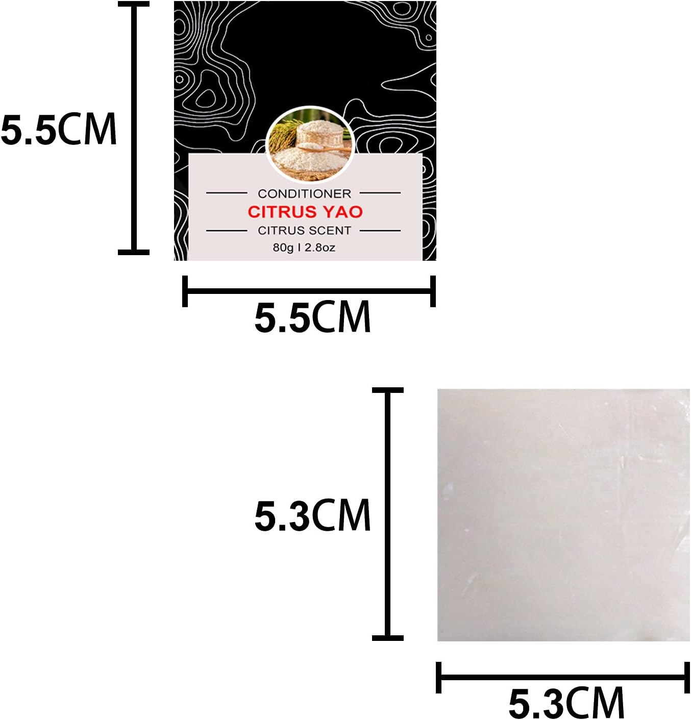 Rice Hair Soap, Shampoo Soap Bar, Organic Hair Care Rice Soap, Rice Soap Shampoo Soap Nourishes Frizz, Natural Conditioner, Repair Damaged Hair image number 1