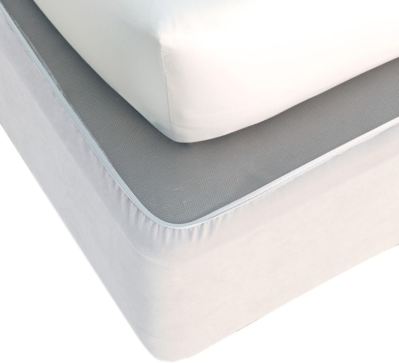 Linen House Bedwrap, White, King Bed image number 2