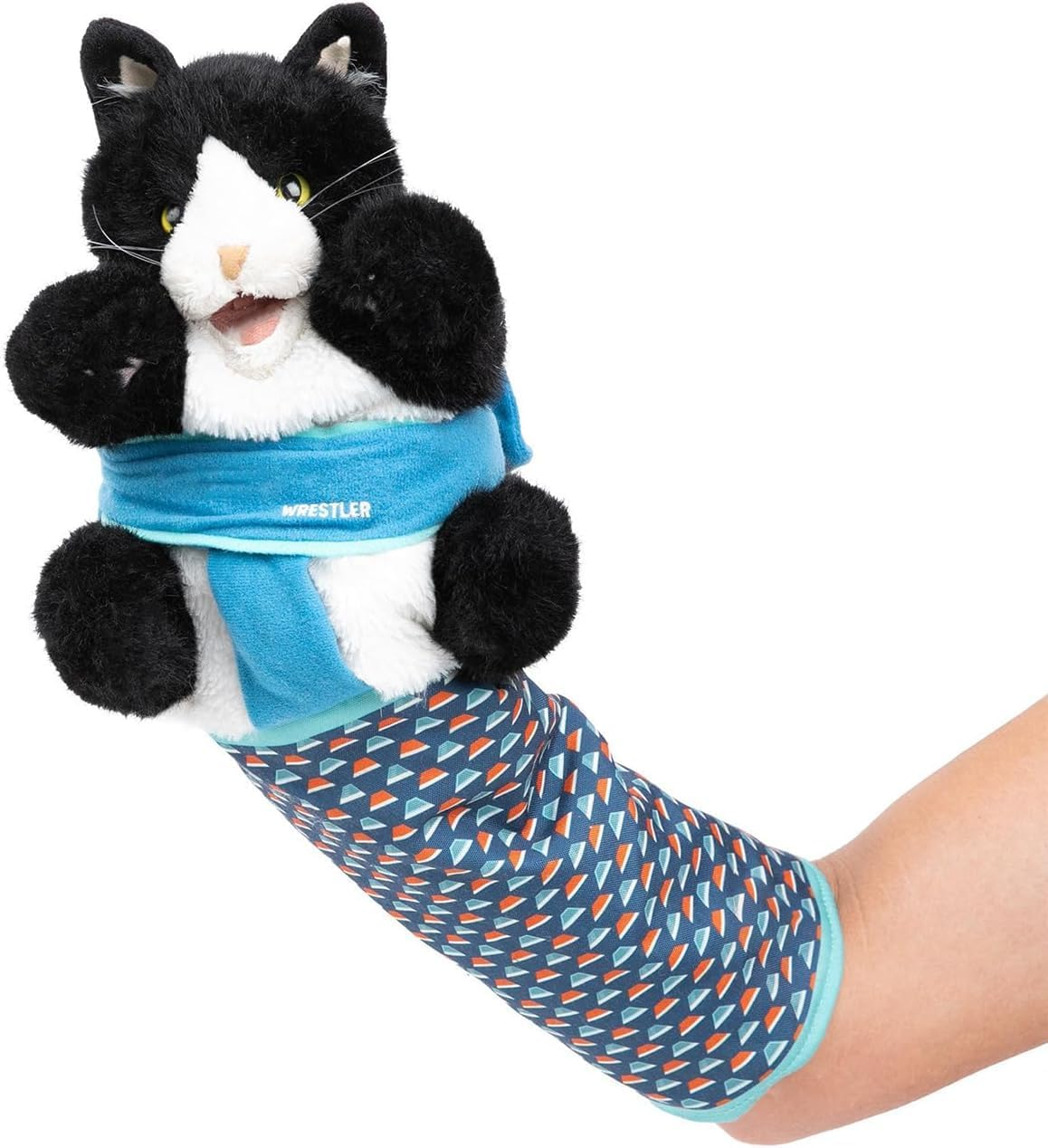 Cat Puppet Wrestle Cat Hand Puppet Wrestling Cat Wrestling Toy Puppet Cat Interactive Hand Puppet Cat Sumo Wrestling Toy Puppet for Training and Exercise
