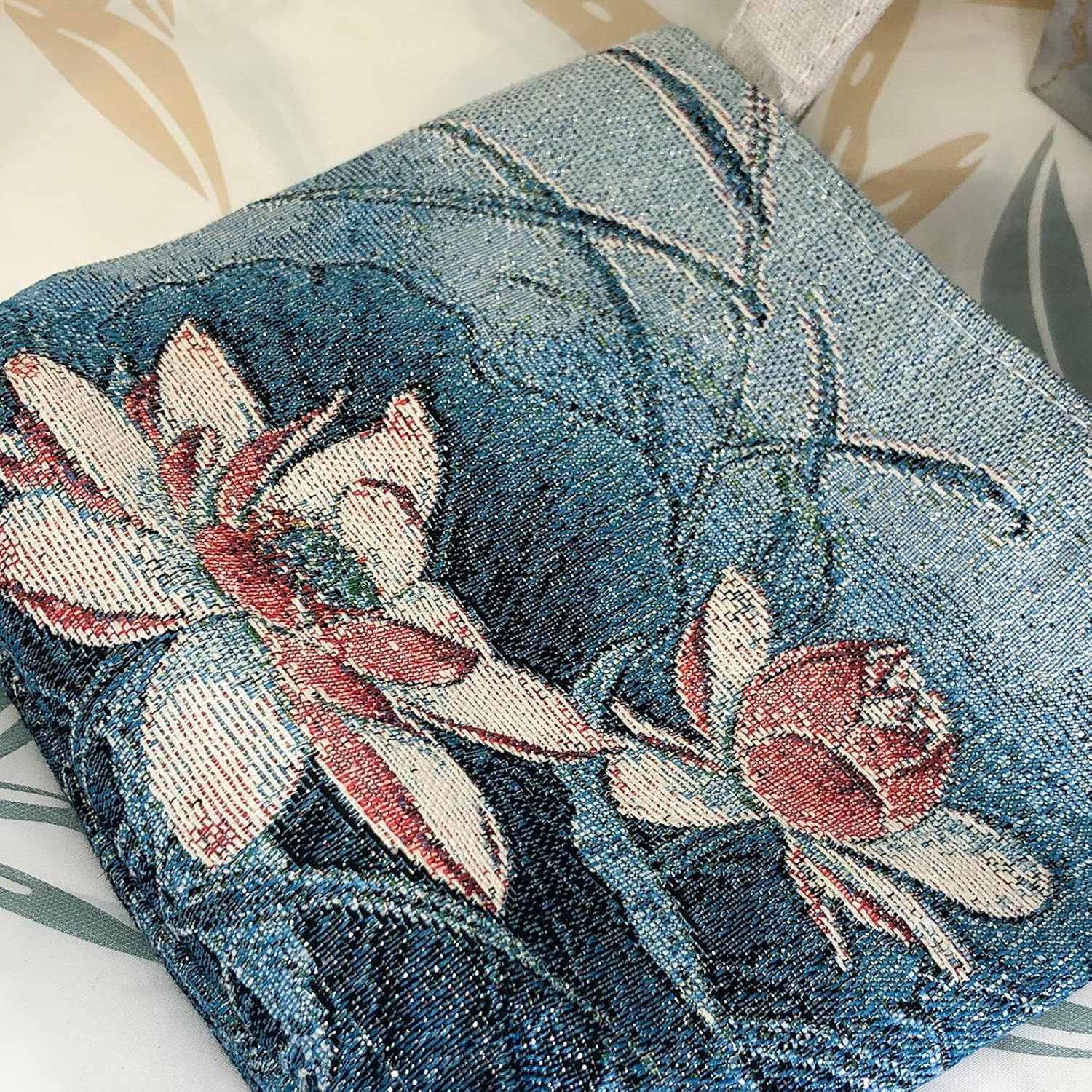 Women'S Embroidered Small Handbag, Simple and Fashionable Wrist Bag, Cosmetics, Key Storage Bags, Suitable for Shopping, Work