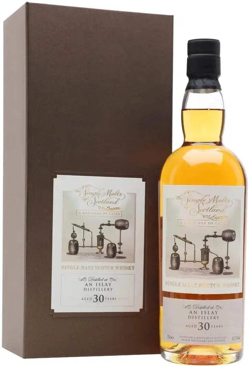 An Islay Distillery 30 Year Old Single Malts of Scotland Marriage Islay Single Malt Scotch Whisky 700Ml