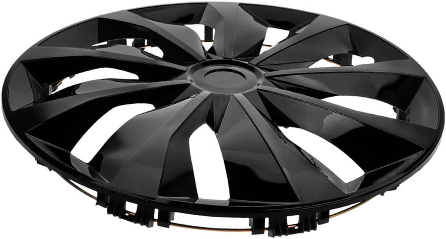 Zerodeko Car 14-Inch Hub Protective Cap Wheel Center Hubcap Decorative Rim Cover Black Universal for Urban and Rural Driving image number 5