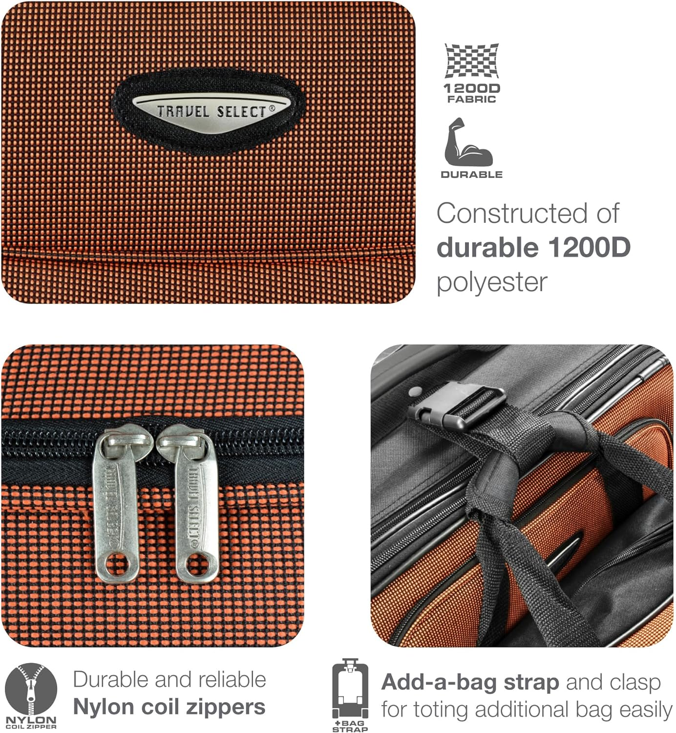 Traveler'S Choice Amsterdam 25-Inch Expandable Rolling Upright, Navy (Blue) - TS6950N25