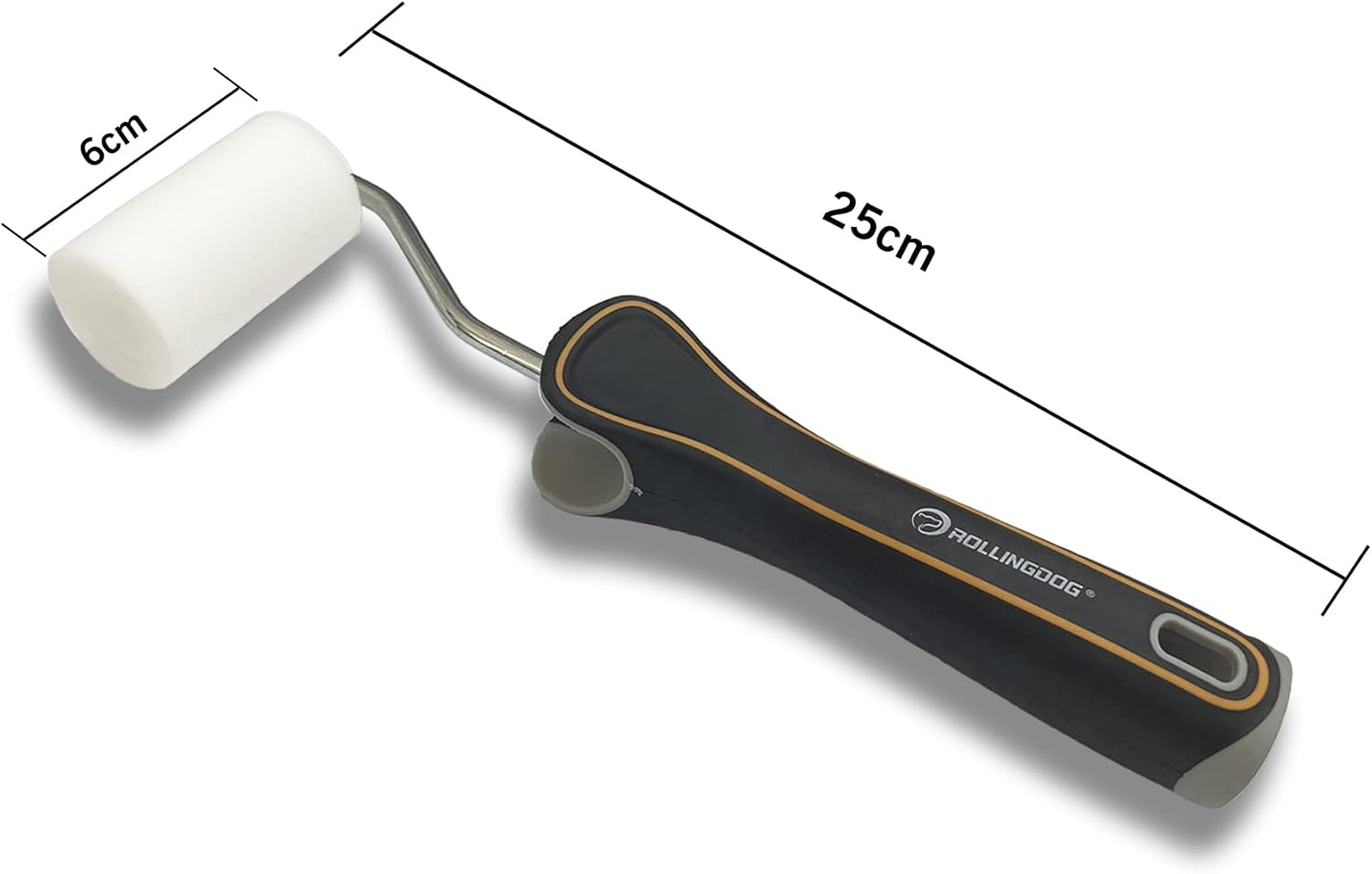 ROLLINGDOG Mini Foam Roller for Painting - 2" Small Paint Roller Set Glossing at Tight Places and for Craft Works, Leaving a Smooth Surface(5 Pack) image number 4