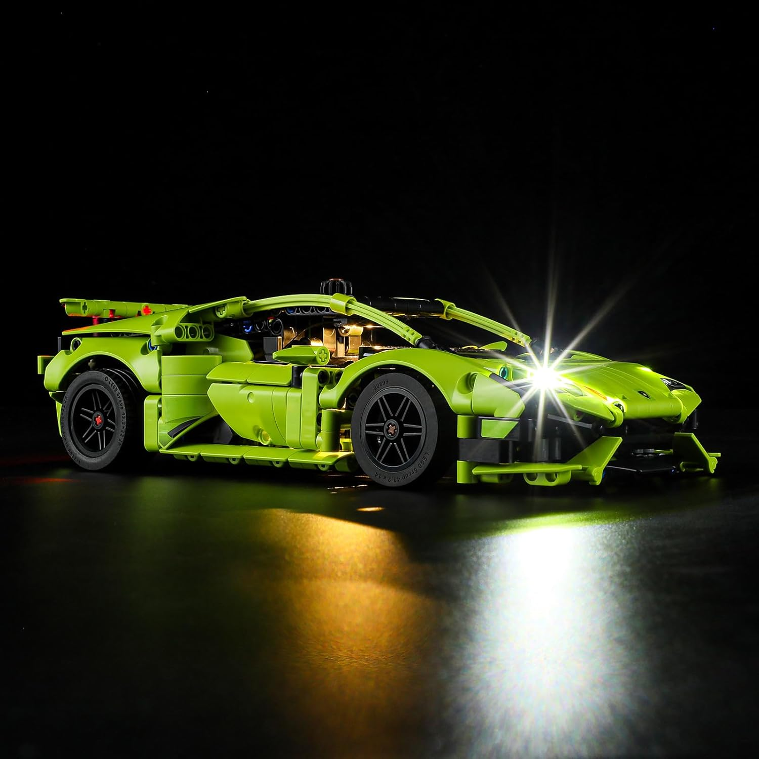 GEAMENT LED Light Kit Compatible with  Lamborghini Hurac&aacute;n (Huracan) Tecnica - Lighting Set for Technic 42161 (Building Set Not Included) image number 2