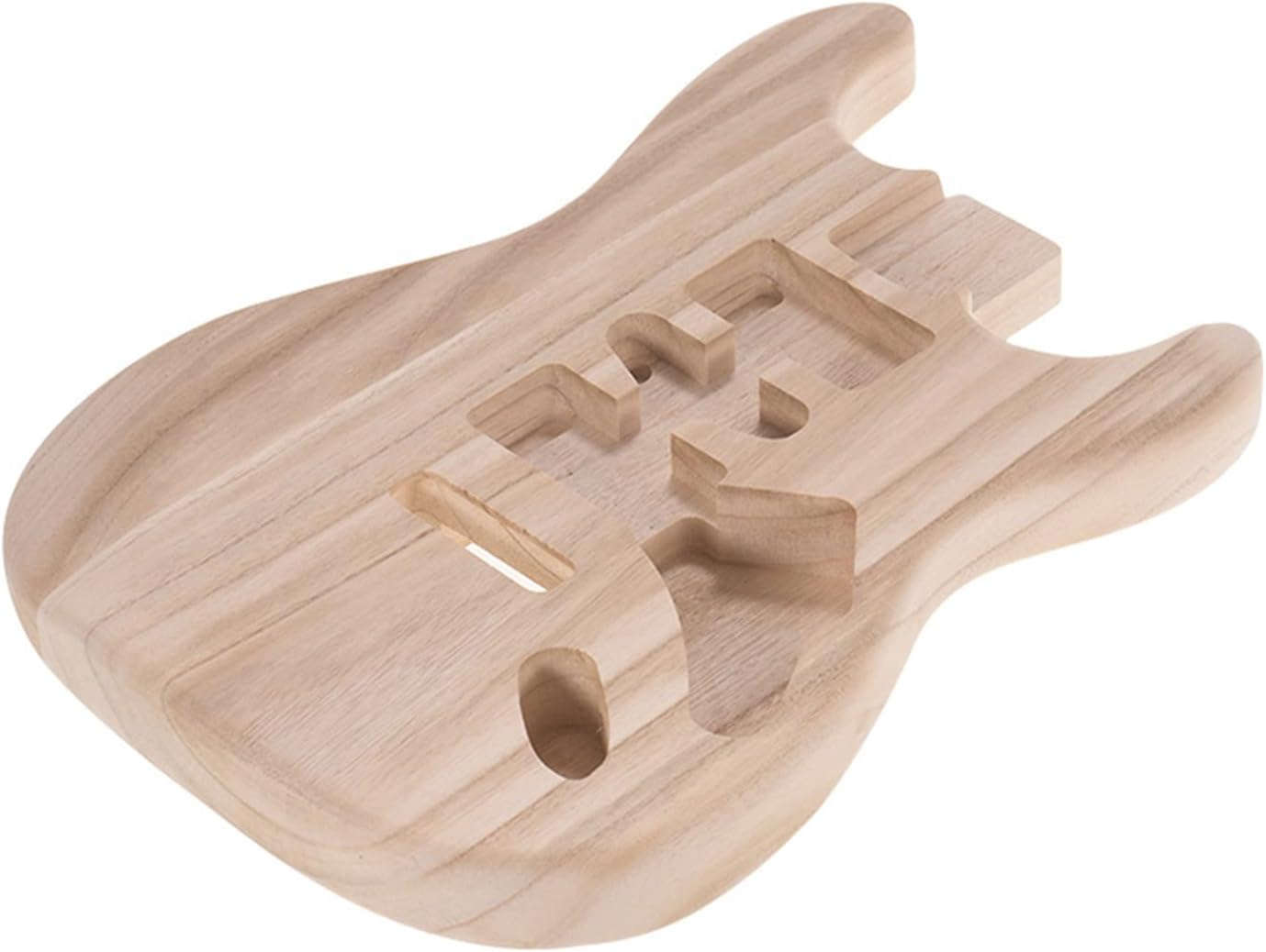 ACAGALA ST01-TM Unfinished Handcrafted Guitar Body Candlenut Wood Electric Guitar Body Guitar Barrel Replacement Parts image number 1