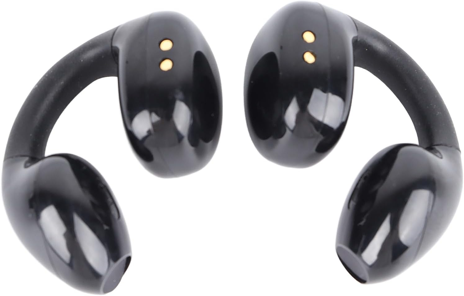 Clip-On 5.3 Earphones, Hifi Stereo, Open Ear, Wireless, Sports Business, Bone Conduction, Touch Control (Black) image number 3
