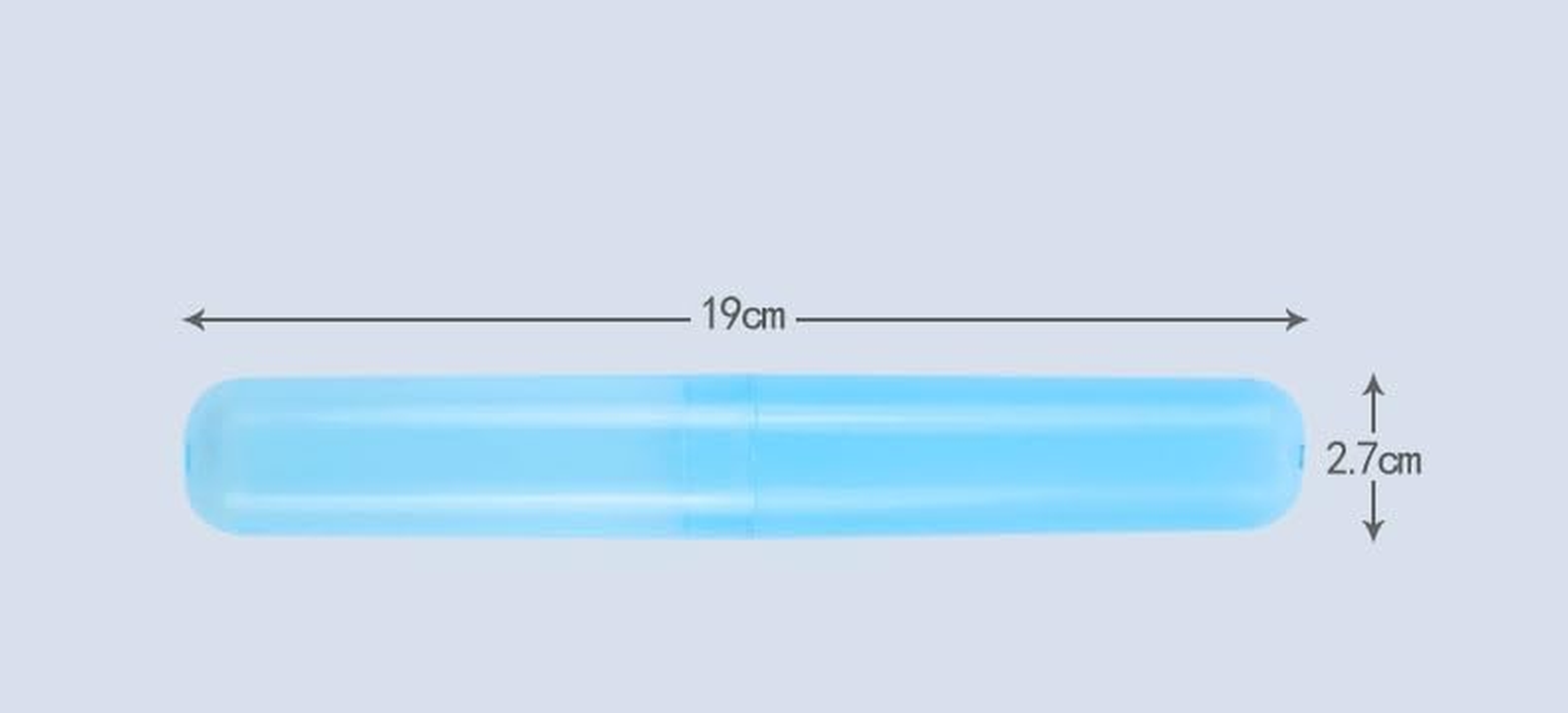 4 Pack Toothbrush Cases Travel Toothbrush Holder Portable Toothbrush Container Protector Cover Case for Traveling, Camping, Home, School, Business (White+Green+Blue+Pink, One Size) - 4-Color Packaging image number 6