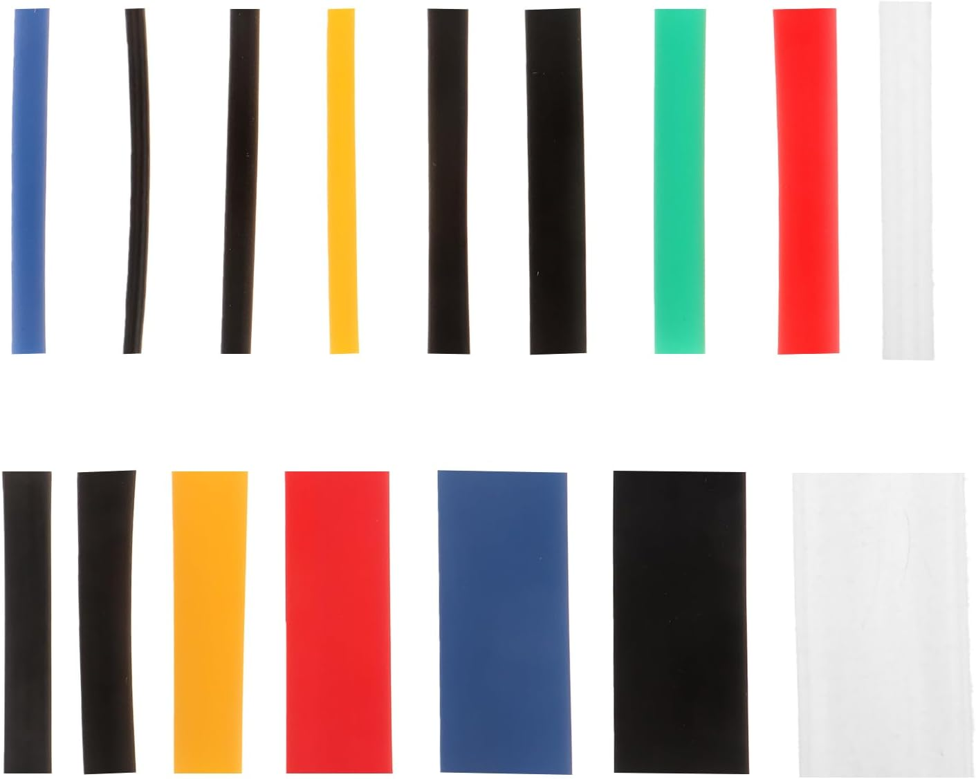 DIANN 580Pcs Wire Heat Shrink Tubing Kit Industrial Heat-Shrink Tubing for Wires 2:1 Marine Grade Heat Shrink Wrap Premium Large Electrical Waterproof Heat Shrink Tape 11 Sizes 6 Colored Assorted image number 4