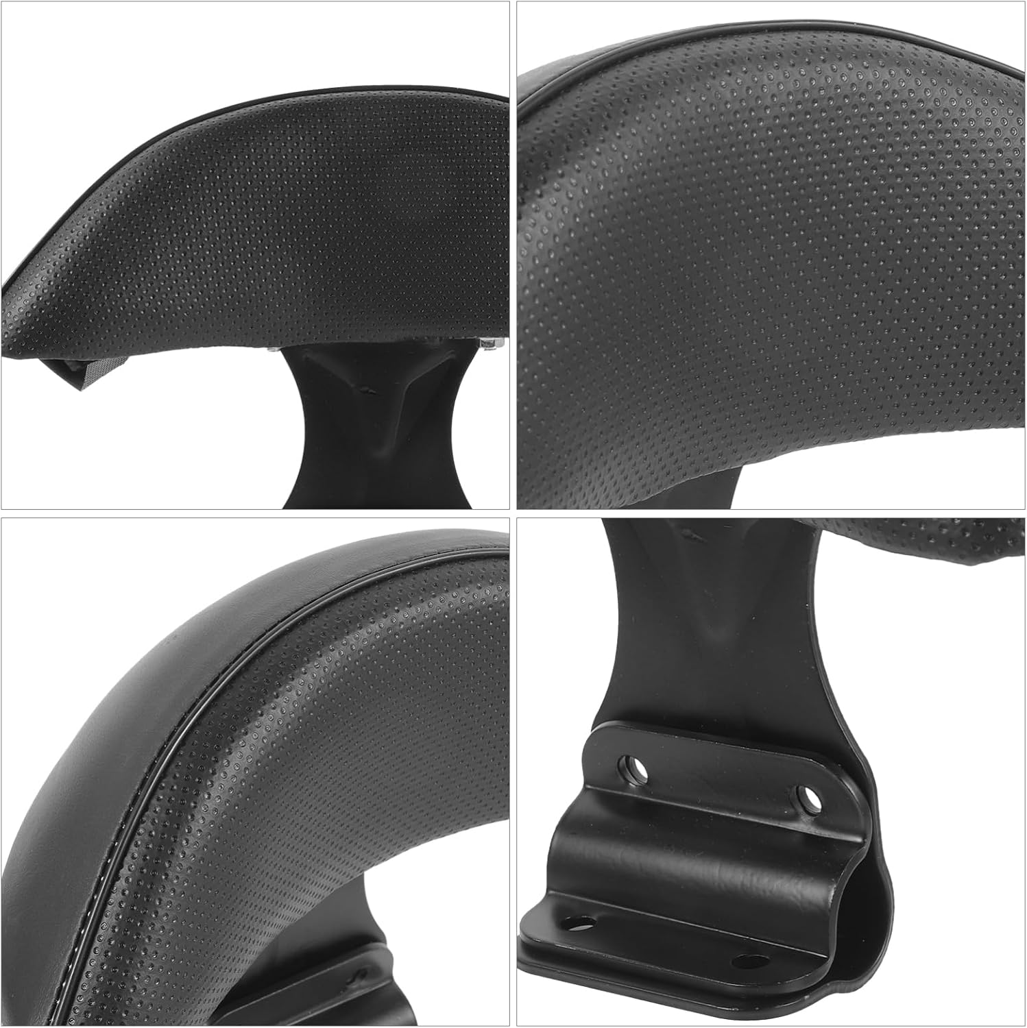 TOPPERFUN Backrest Universal Bike Back Rest for Electric Bicycles Safety Rear Rest Pad Black image number 6