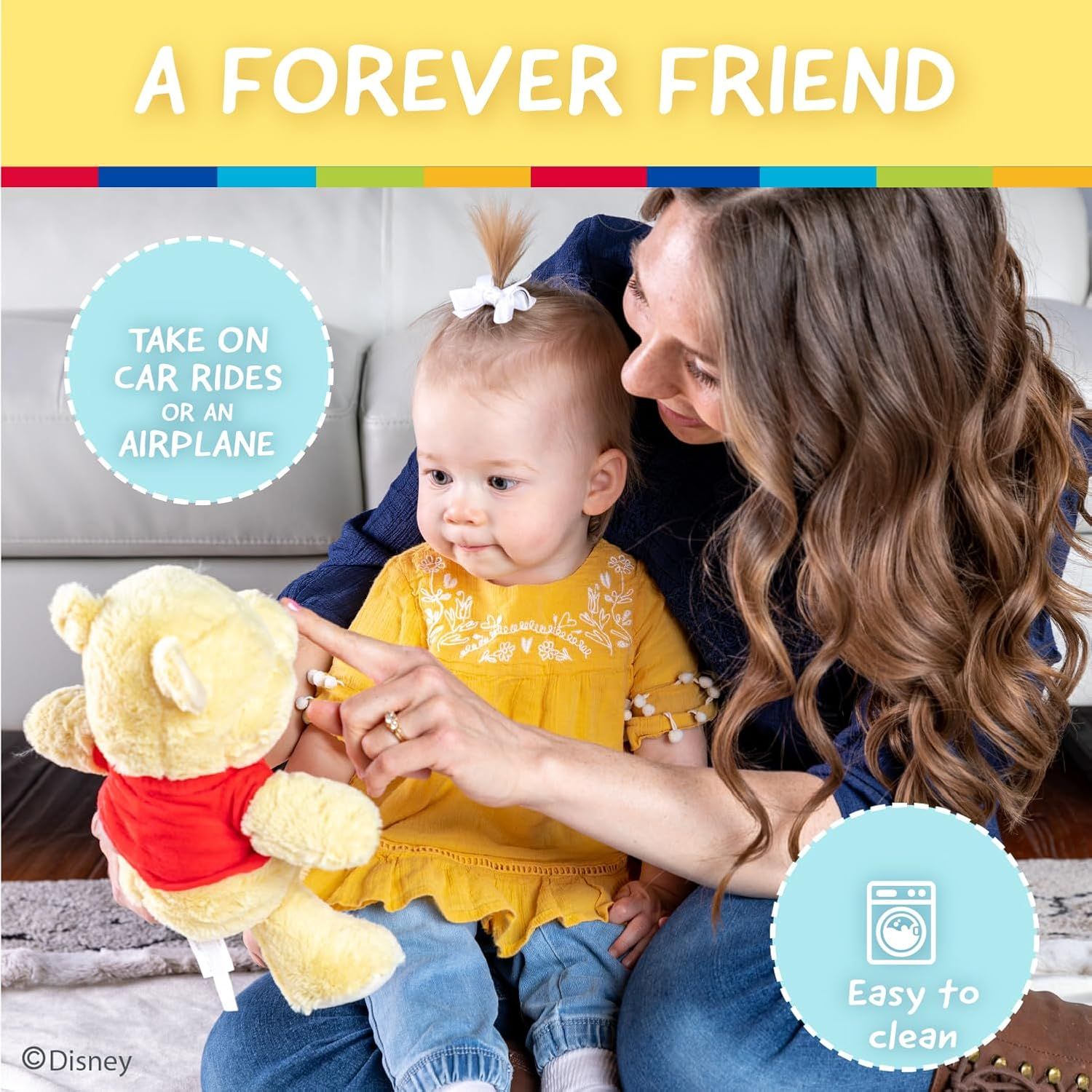 Winnie the Pooh - Disney Pooh Beanie Small Stuffed Plush Toy, 30 X 19 X 13Cm image number 2