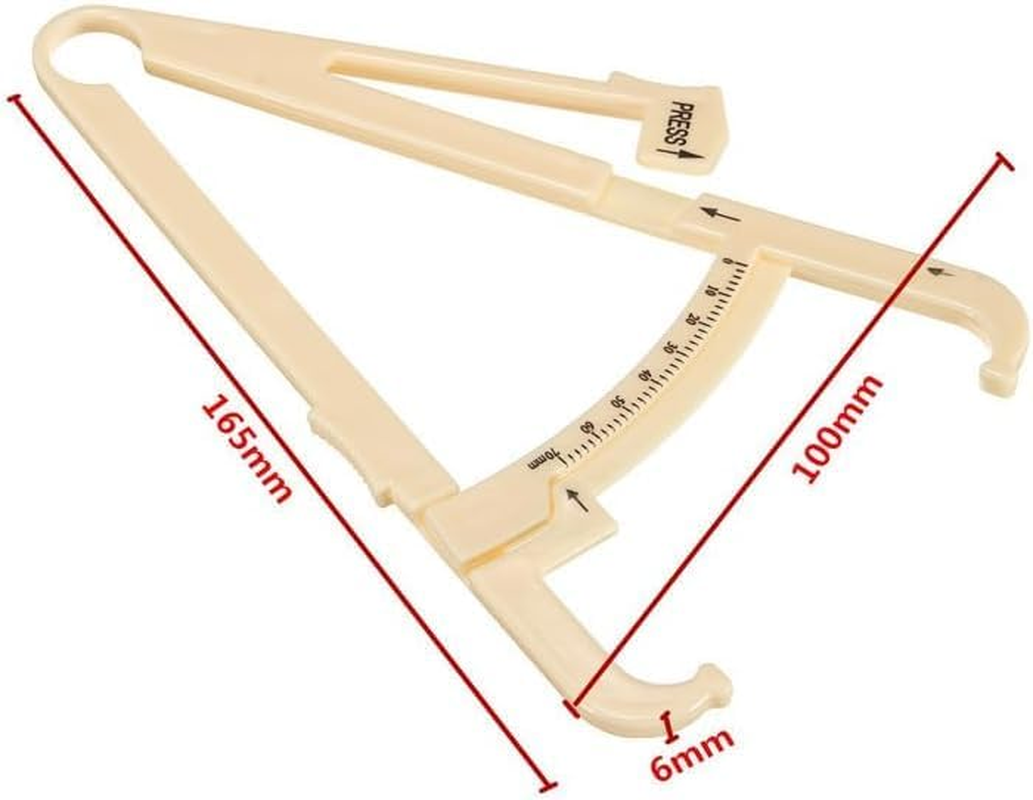 Body Fat Caliper, Fat Measure Clipper Combo, Accurately Measuring Body Fat for Men and Women image number 1