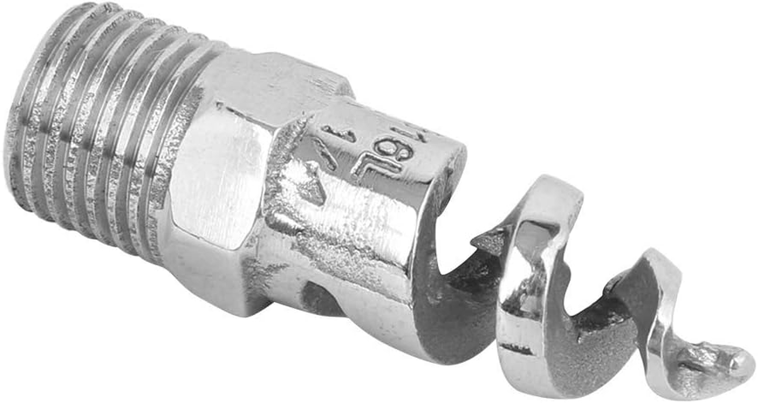 Spiral Nozzle Stainless Steel Anti-Clogging Watering Accessories for Garden (G1/4 DN8)