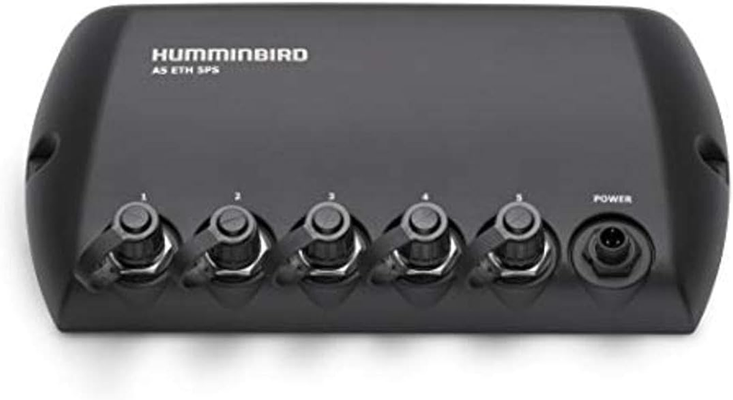 Humminbird 408450-1 5 Port Ethernet Switch, Black image number 2