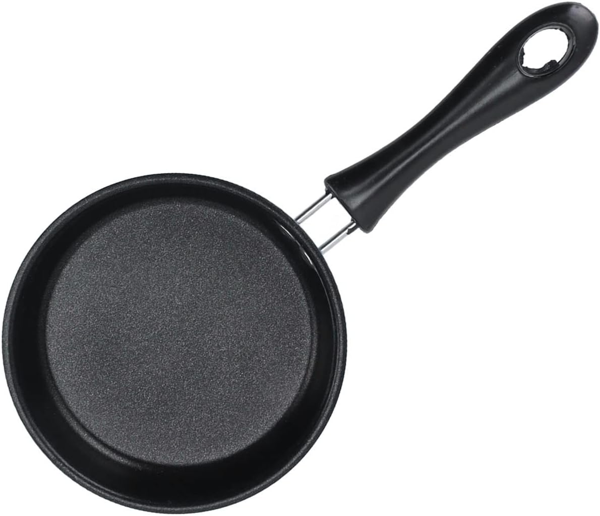 Mini Stainless Steel Nonstick Frying Pan for Oil Cooking, for Breakfast and Small Meals, 12Cm Induction Pot for Home Kitchen (Blue)