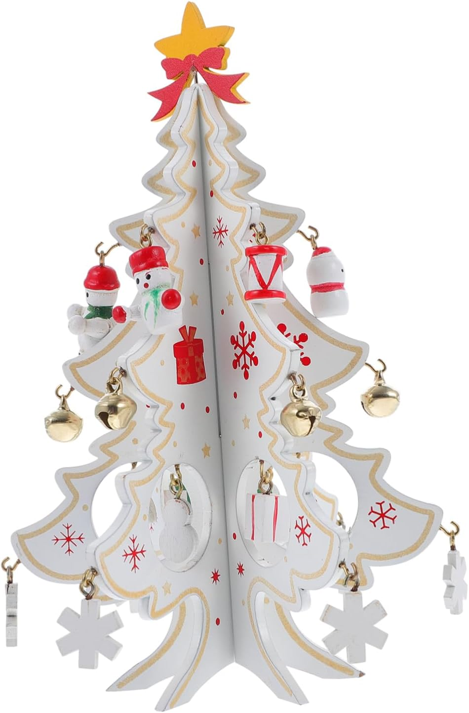 Creative Mini Christmas Tree Tabletop Ornament for Holiday Decor Model Bright Colors for Home and Christmas Party Display