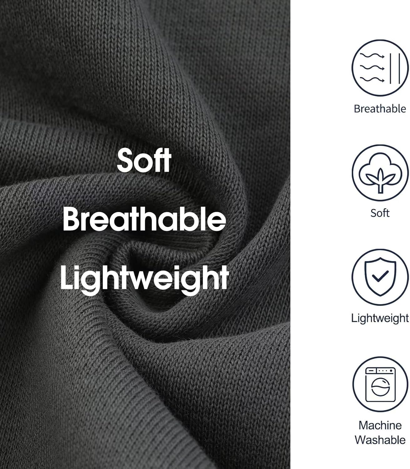 Iecoii Dog Hoodie for Large Dogs,Big Dog Clothes with Hood for Extra Large Dogs,Fall Winter Dog Sweatershirt Hoodies,Ropa Para Perros Grandes Doberman,Great Dane Sweater,Grey,4Xl(No Fleece Lined) image number 2