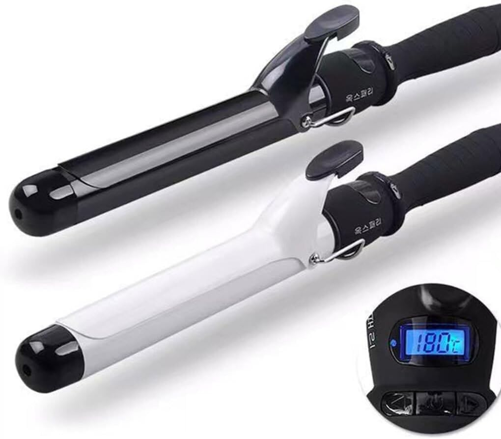 Portable Hair Curler Iron - Easy Operation for On-Go Styling Easy Control Styling Tools Professional Curling Ceramic, 22Mm - 22Mm image number 4