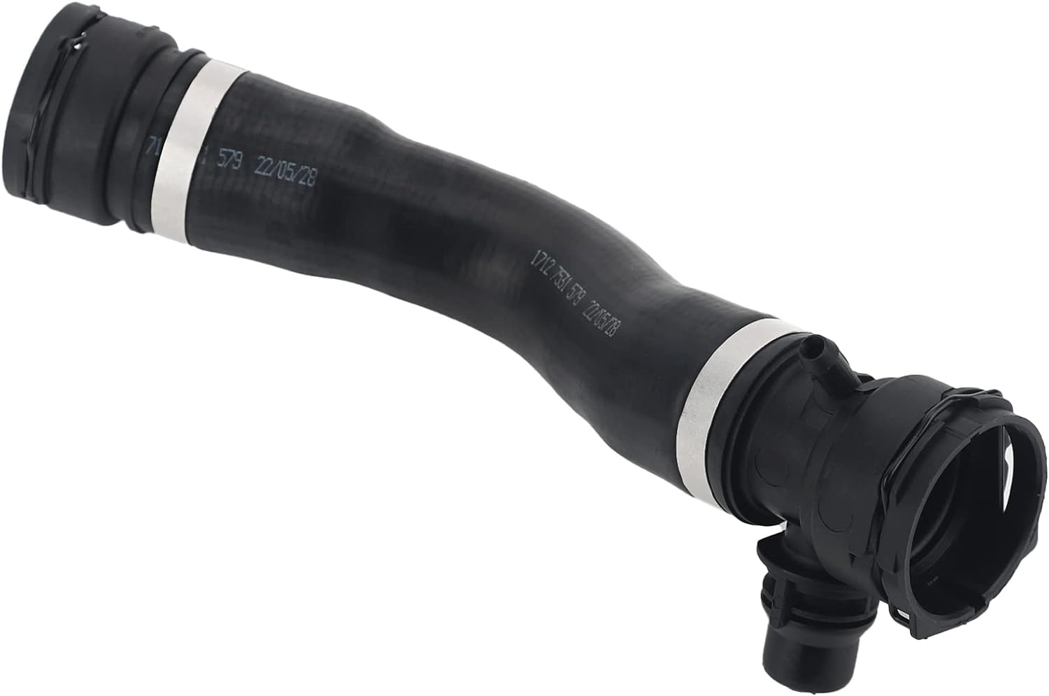 Engine Upper Radiator Coolant Water Hose Pipe Compatible with BMW E82 E88 E92 E91 E90 Z4 128I 323I 325I 328I 330I Replace 17127531579 image number 6