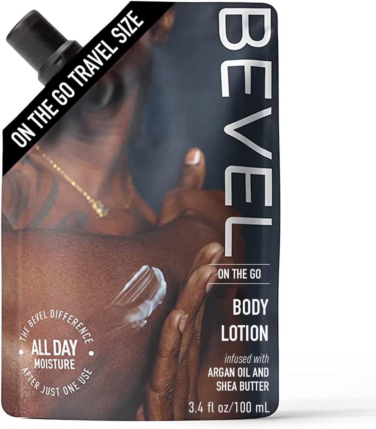 Bevel All Day Body Lotion for Men with Shea Butter and Argan Oil, Lightweight Formula Softens and Smoothes Skin, 16 Oz (Packaging May Vary) image number 6