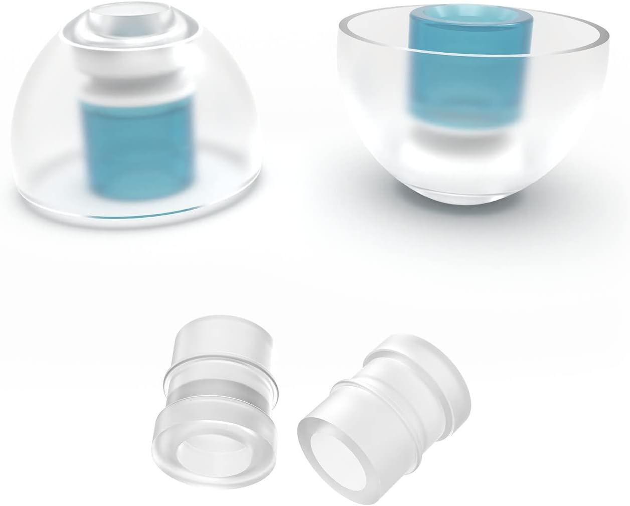 Spinfit CP100 plus for IEM - XL - Medical Grade Silicone Patented Eartips, Secure Fit and Supreme Comfort, Reduce Allergic Reaction, One Set Fits Normal and Thin Nozzles(2 Pairs)(With Inserts) image number 4