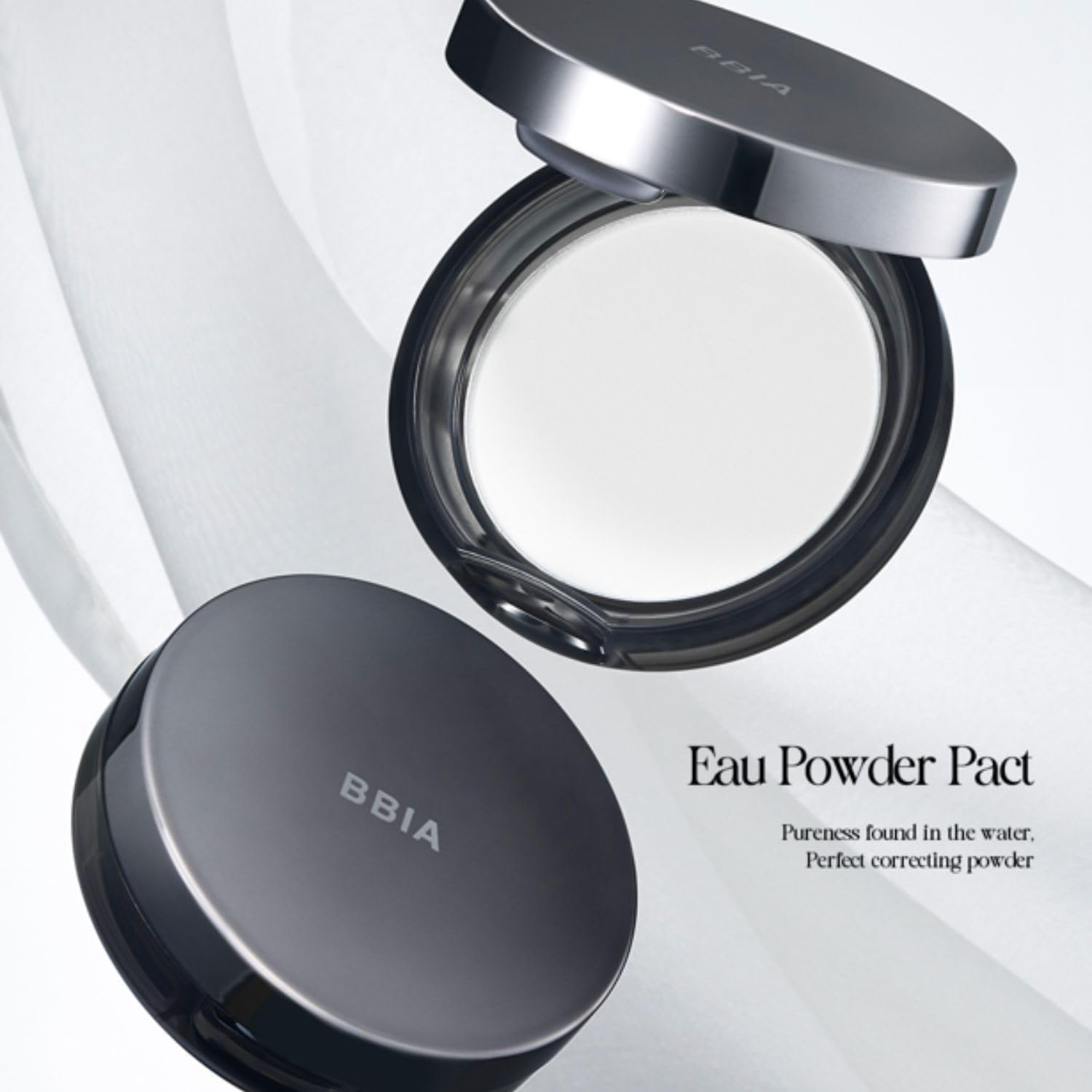 BBIA EAU Powder Pact - 4 Colors (02 COOL BLUE, Pack of 1) image number 2