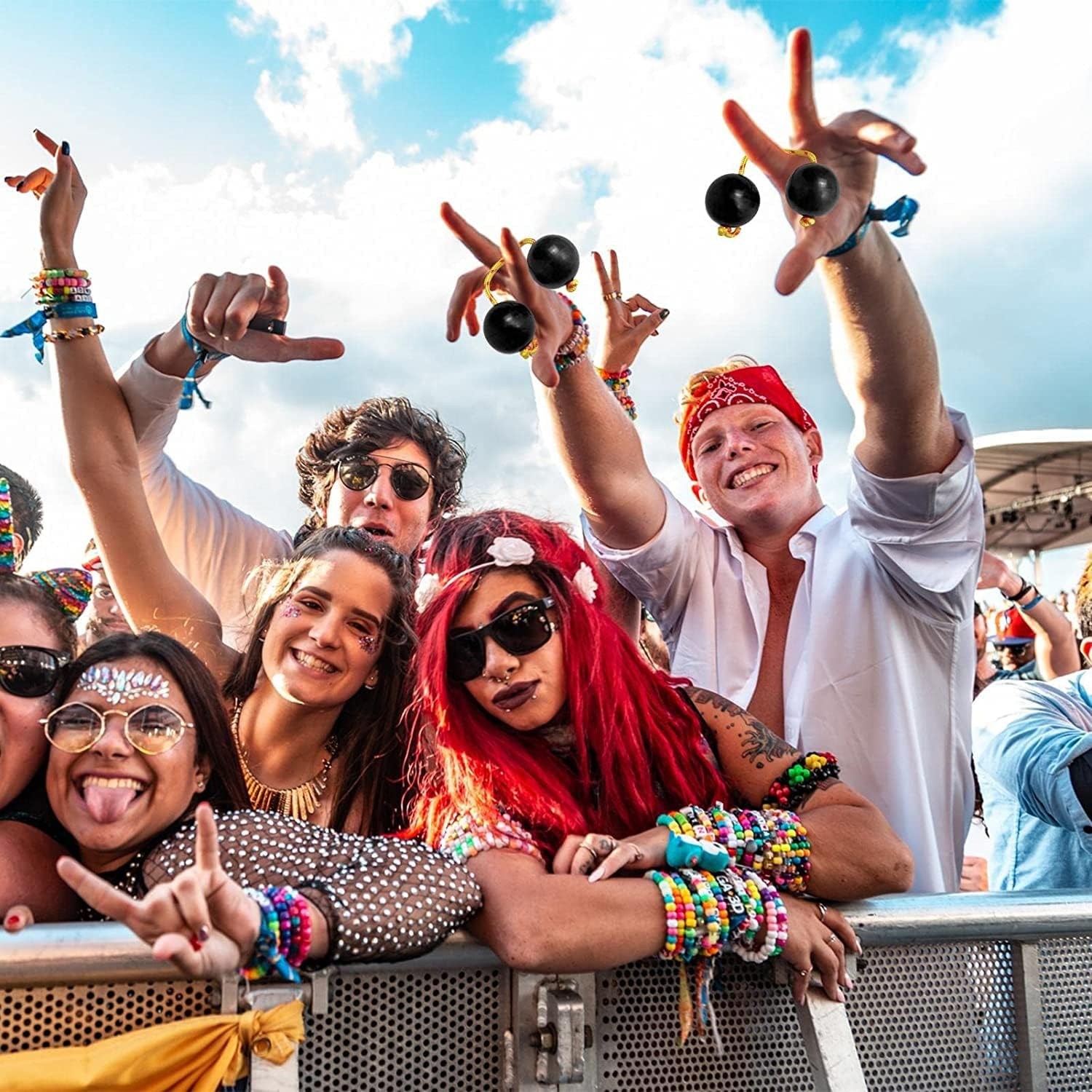 [2 Pairs] Kashaka Aslatua Shaker, Kashaka Bananula Musical Instrument, African Traditional Musical Instruments, Shaker Instrument for Children, Adults, Wedding, Parties, Music Lessons image number 4